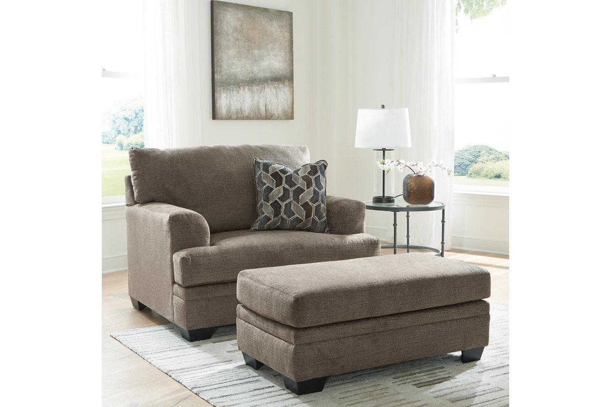 Stonemeade Nutmeg Oversized Chair and Ottoman - Image 14