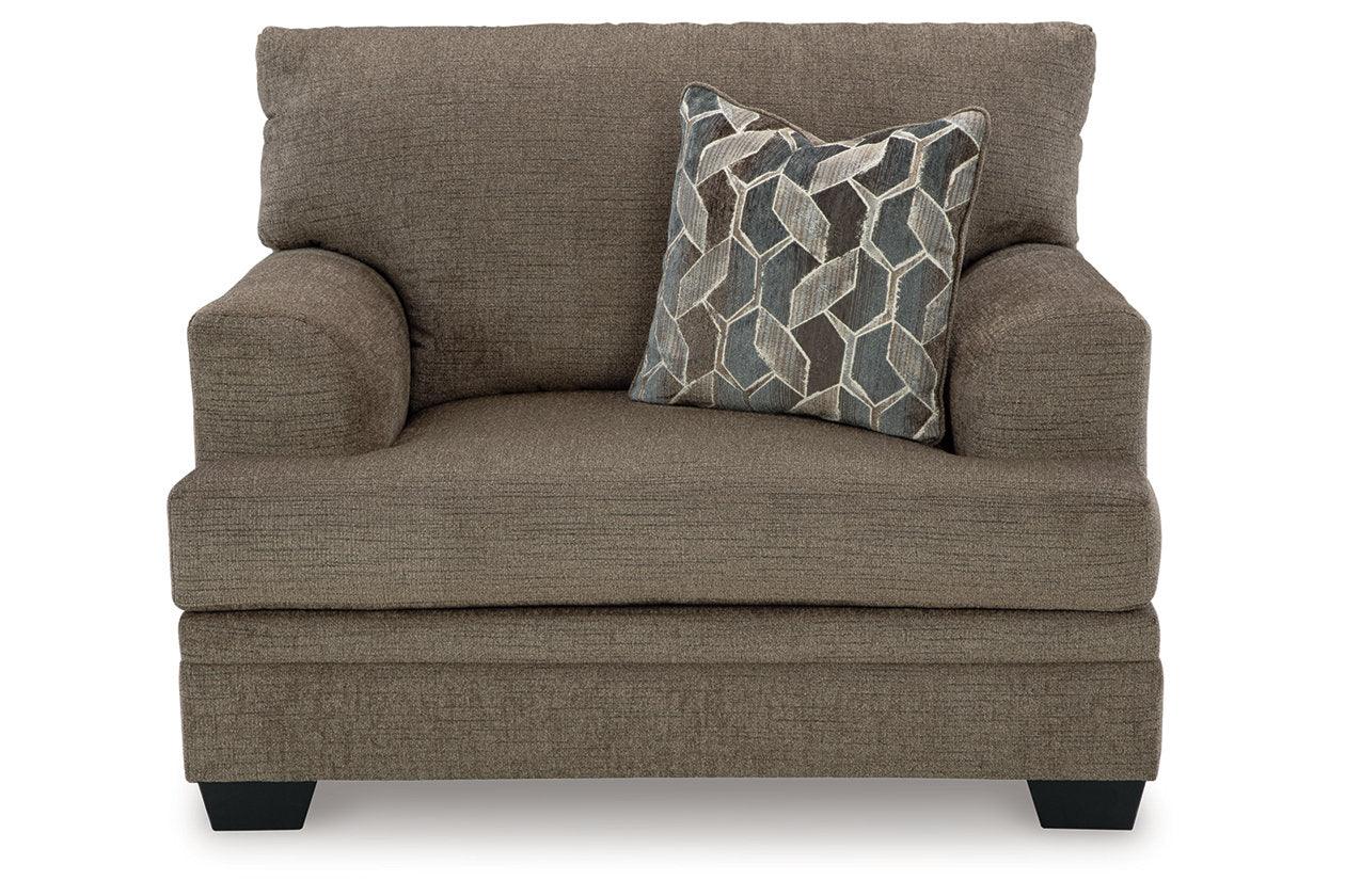 Stonemeade Nutmeg Oversized Chair and Ottoman - Image 5