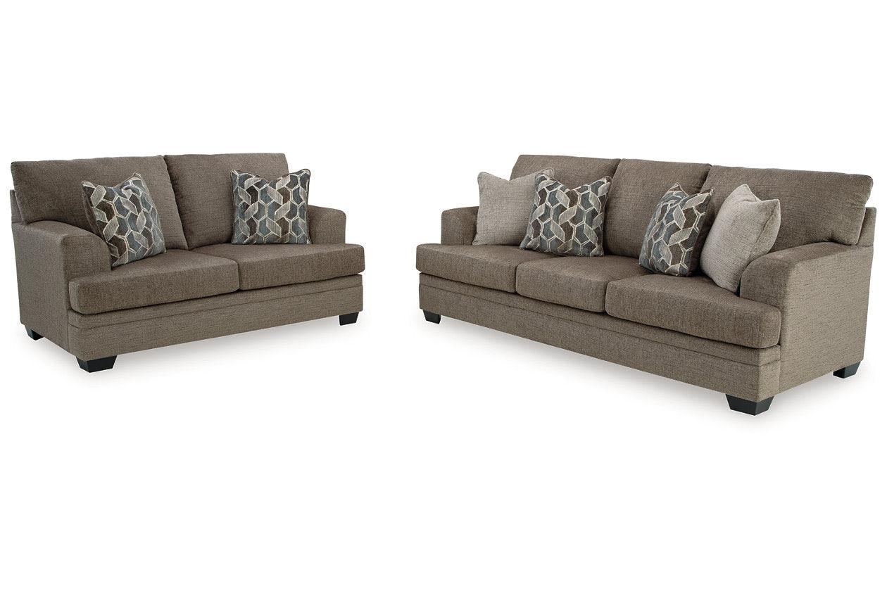 Stonemeade Nutmeg Sofa and Loveseat - Image 3