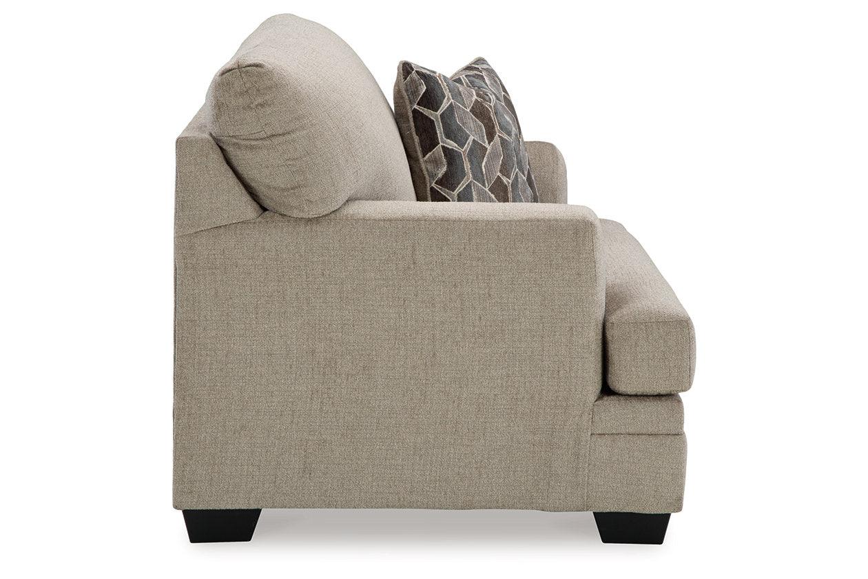 Stonemeade Taupe Oversized Chair and Ottoman - Image 4