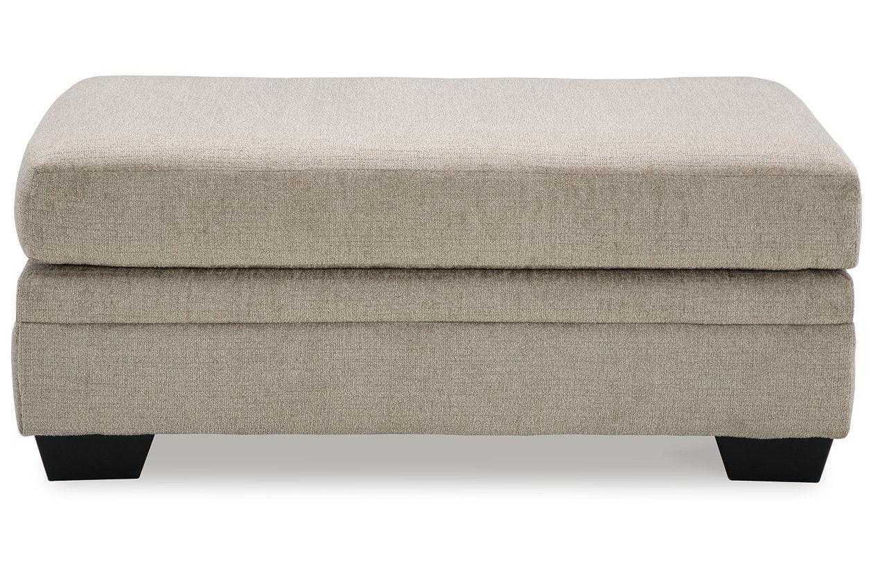 Stonemeade Taupe Oversized Chair and Ottoman - Image 6