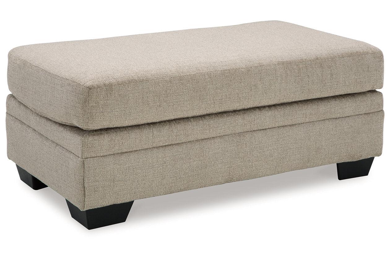 Stonemeade Taupe Oversized Chair and Ottoman - Image 7