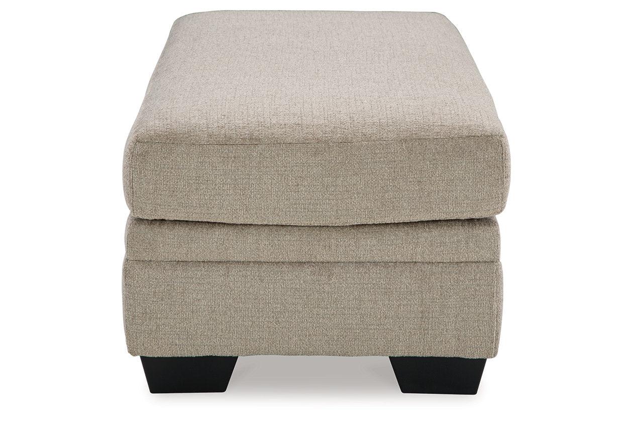 Stonemeade Taupe Oversized Chair and Ottoman - Image 8