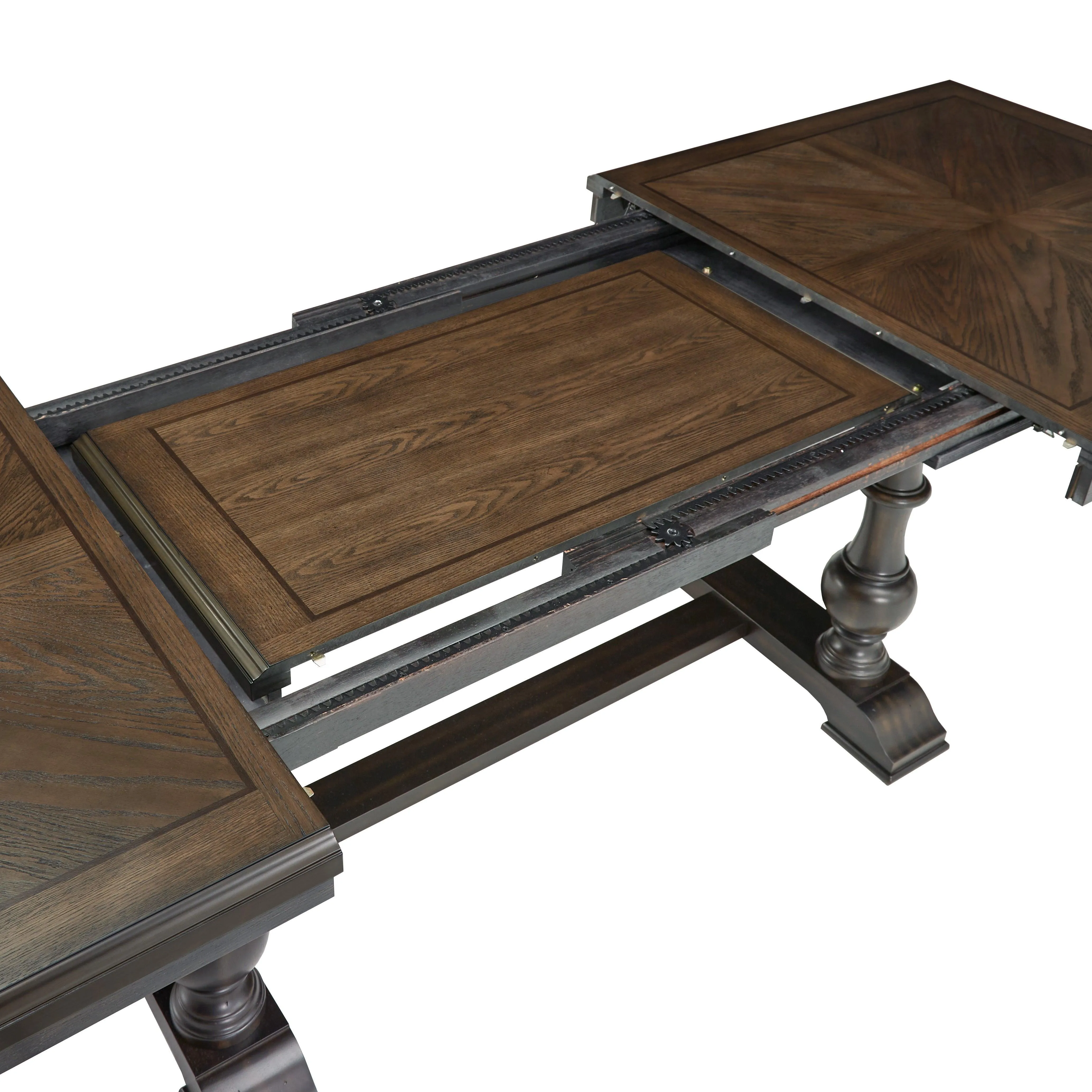 Stonington Brown Extendable Dining Table - Image 4