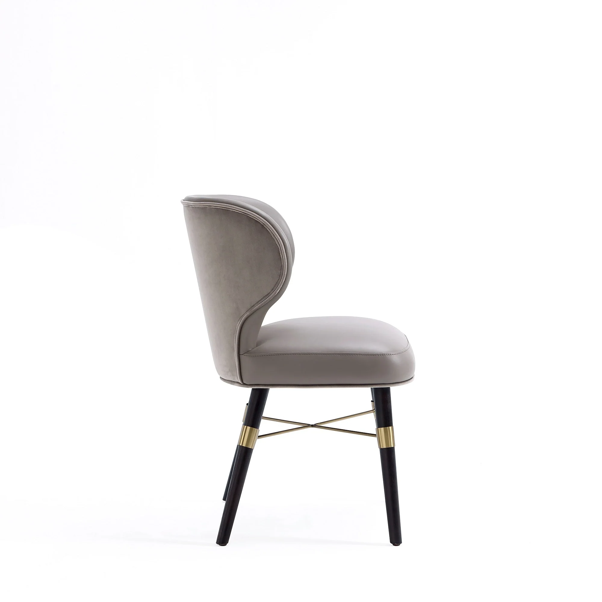 Strine Dining Chair in Dark Taupe - Image 6
