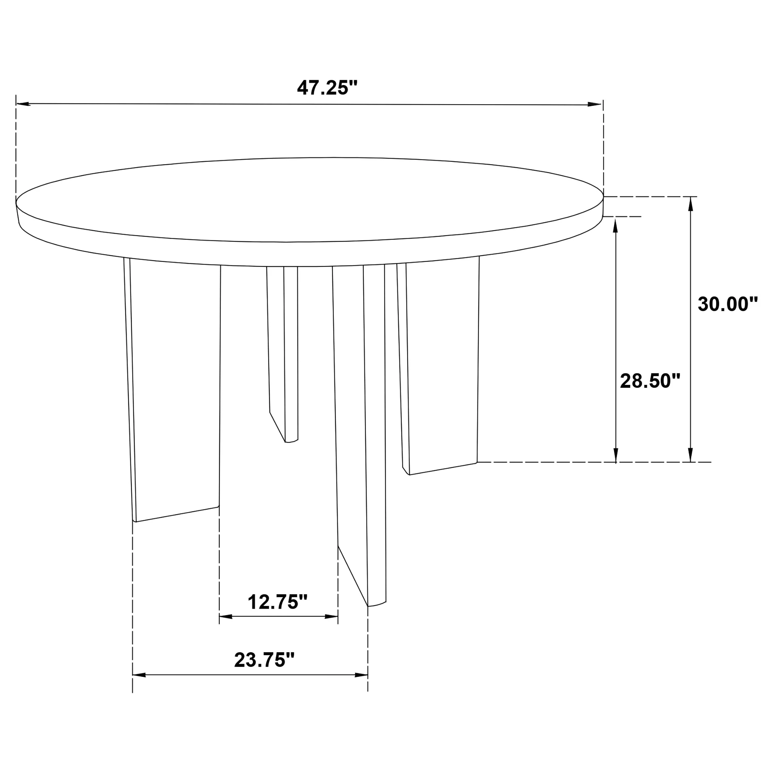 Strouse Grey/Natural Oak 5-piece Dining Set - Image 13
