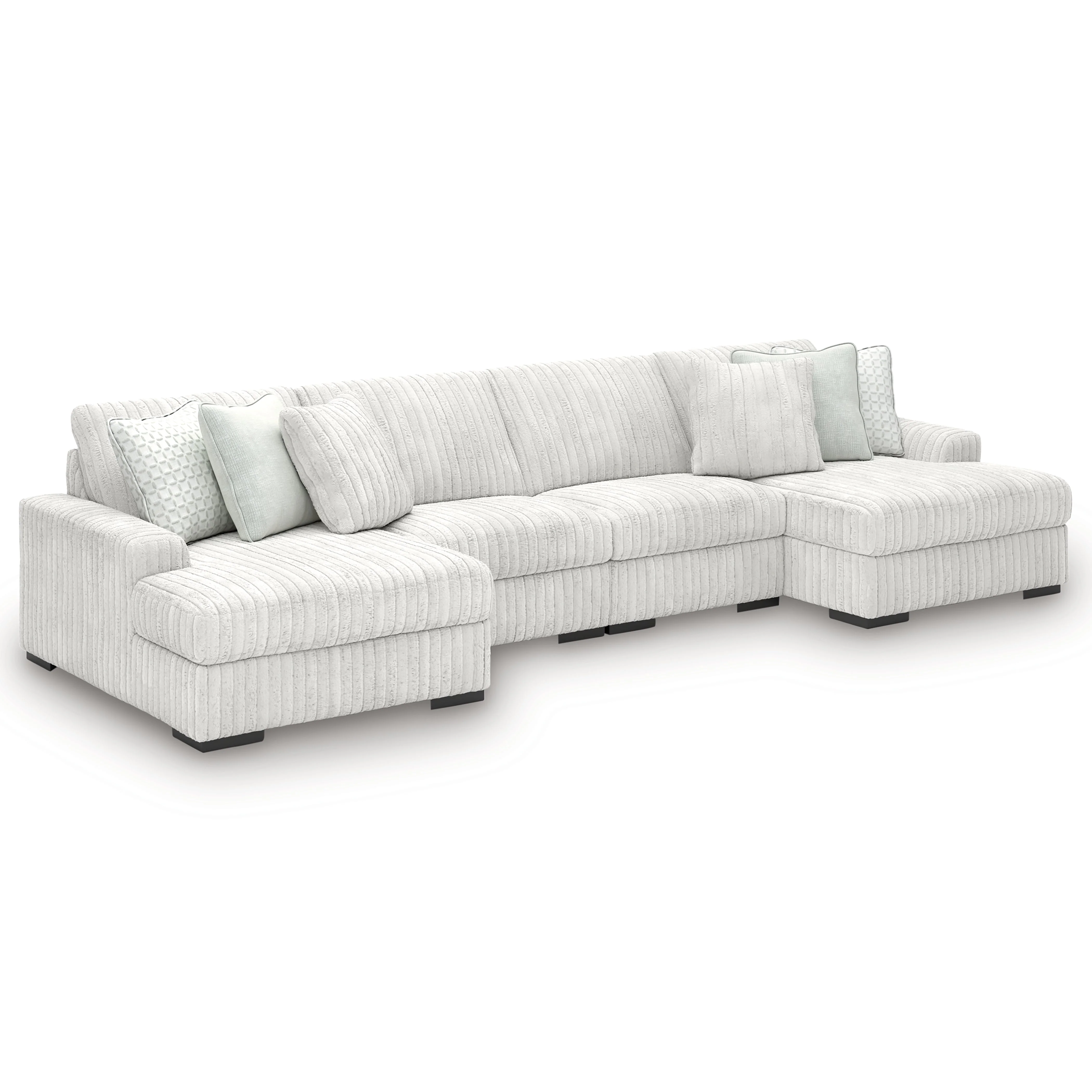 Stupendous Alloy 4-Piece Double Chaise Sectional - Image 3