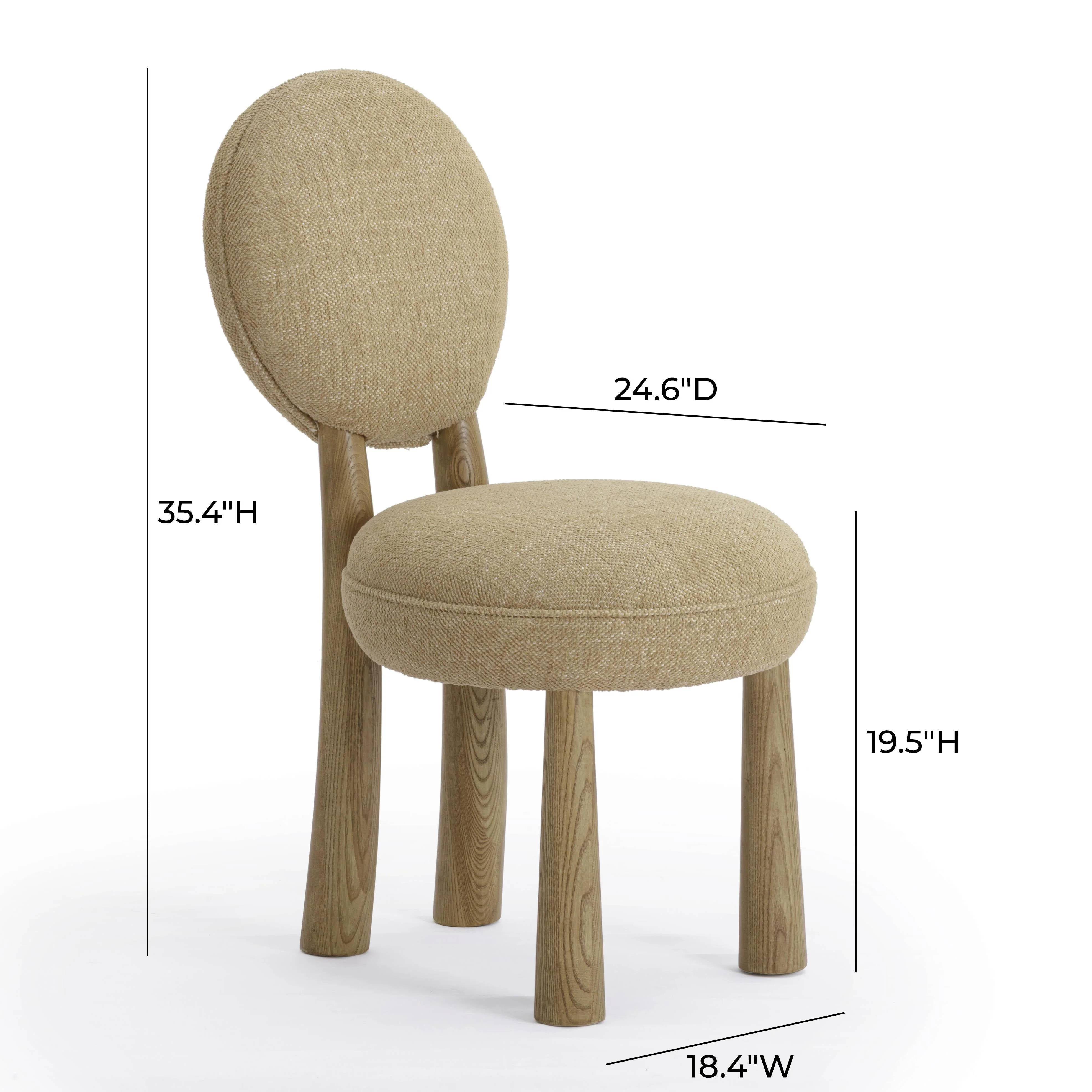 Sulley Basketweave Dining Chair - Image 6