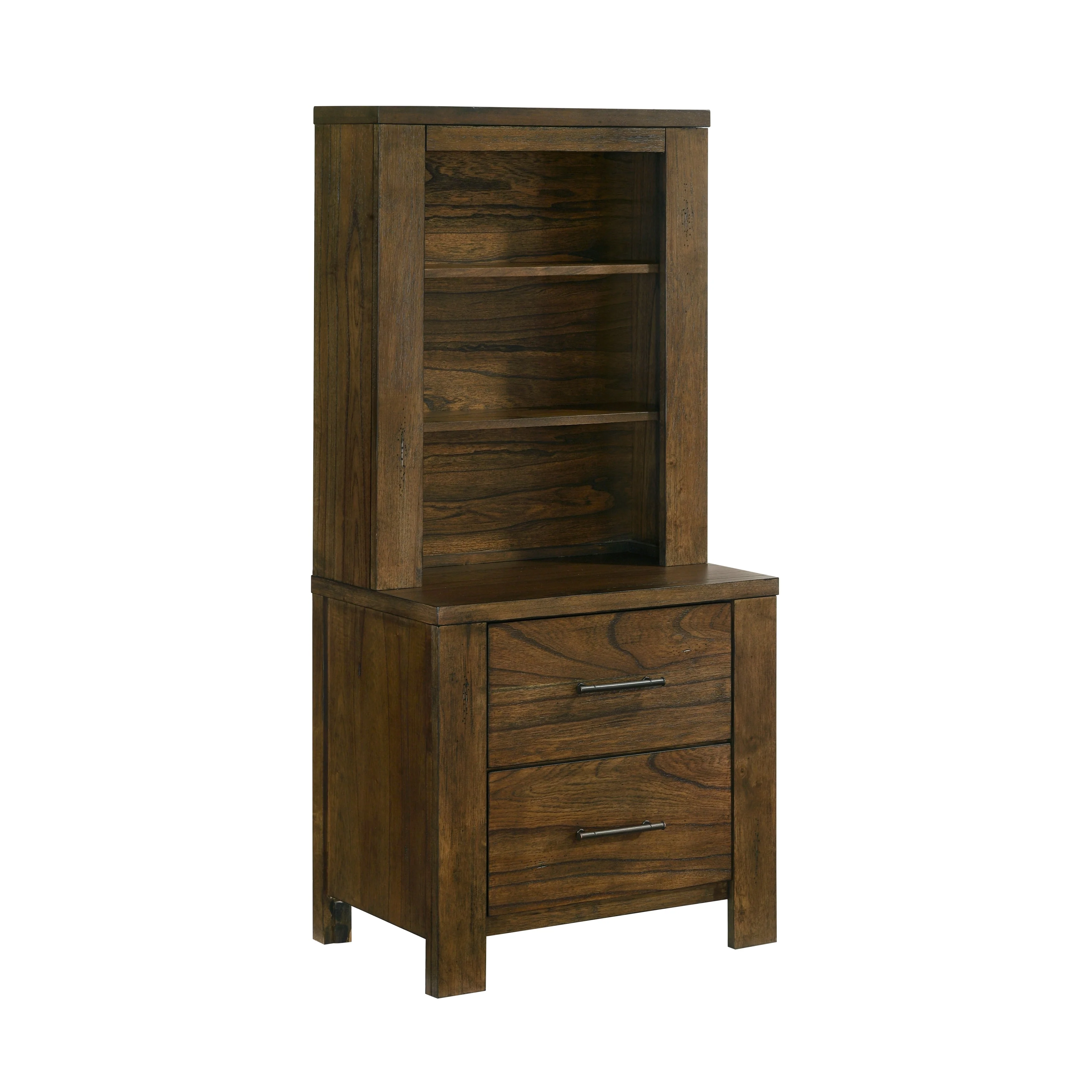 Sullivan Brown King Platform Bed with 2 Nightstands - Image 6