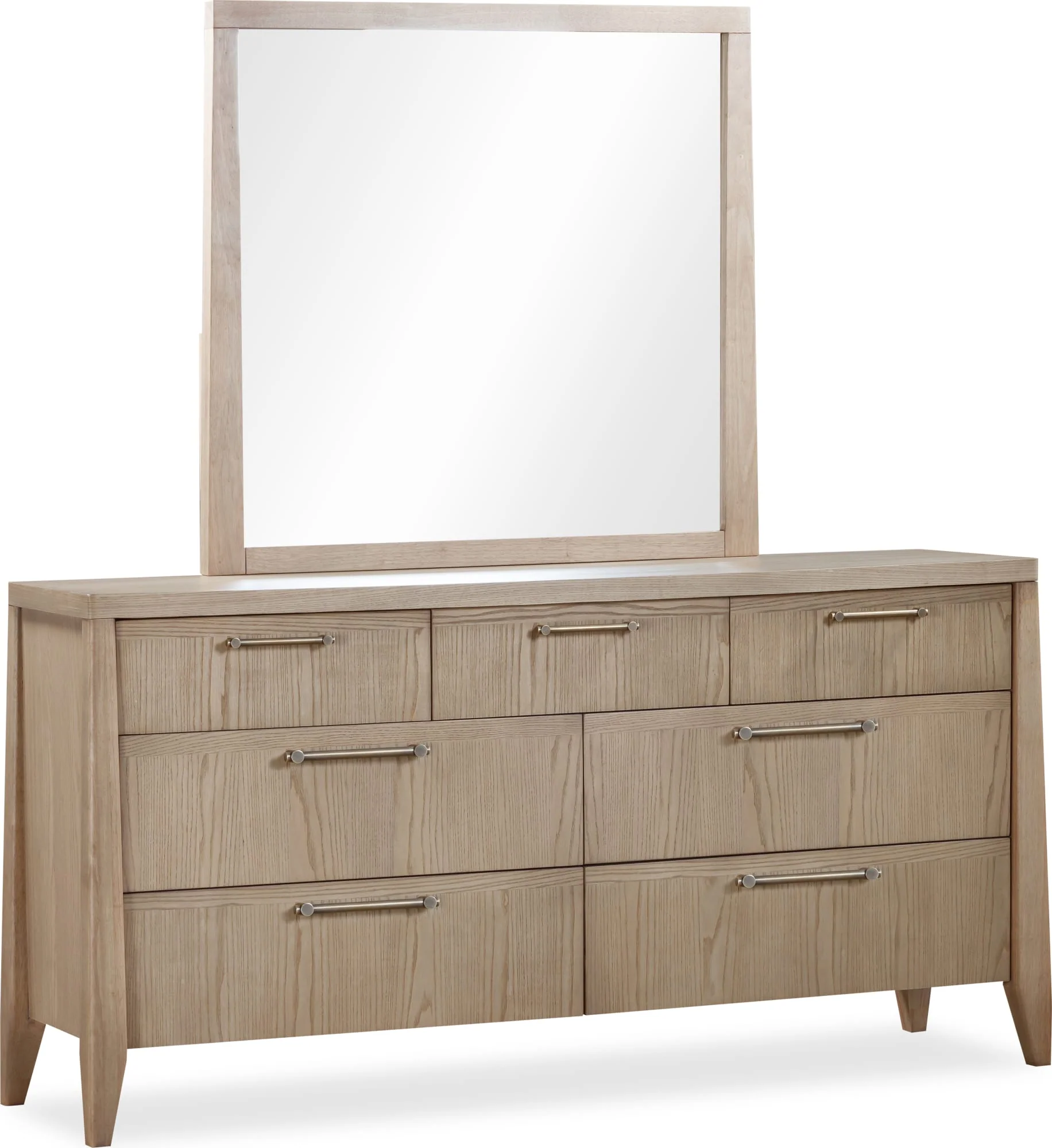 Sumire Ginger Seven Drawer Ash Wood Dresser - Image 3