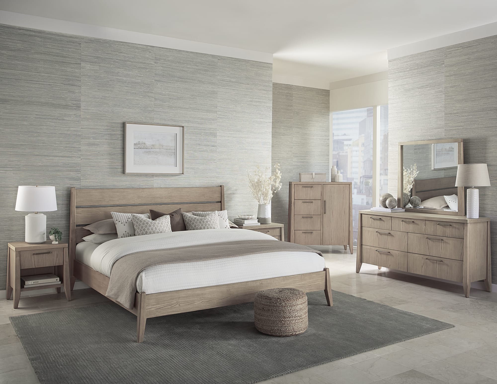 Sumire Ginger Seven Drawer Ash Wood Dresser - Image 6