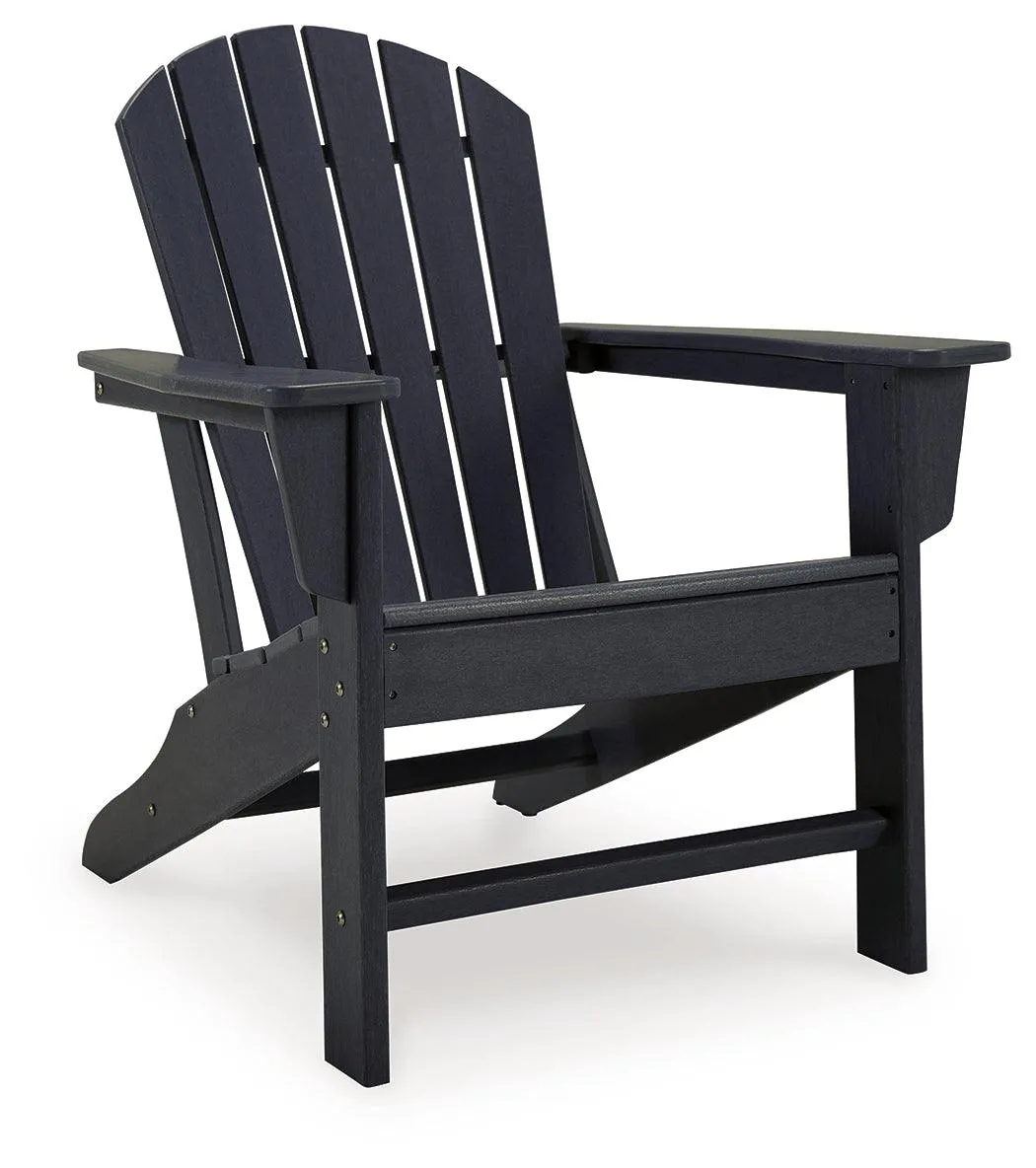 Sundown Treasure Black Outdoor Adirondack Chair - Image 3