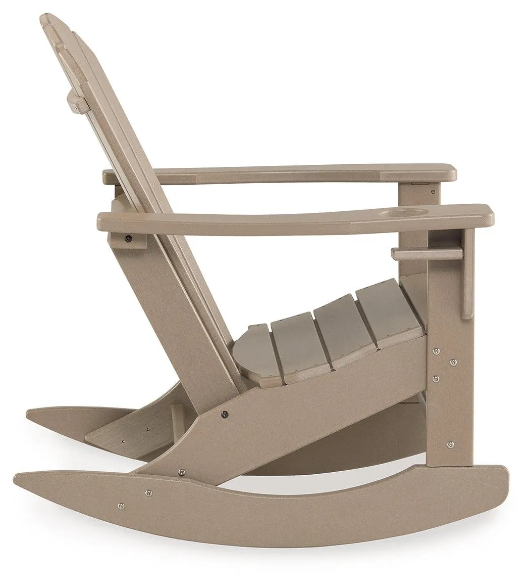 Sundown Treasure Driftwood Outdoor Rocking Chair - Image 4