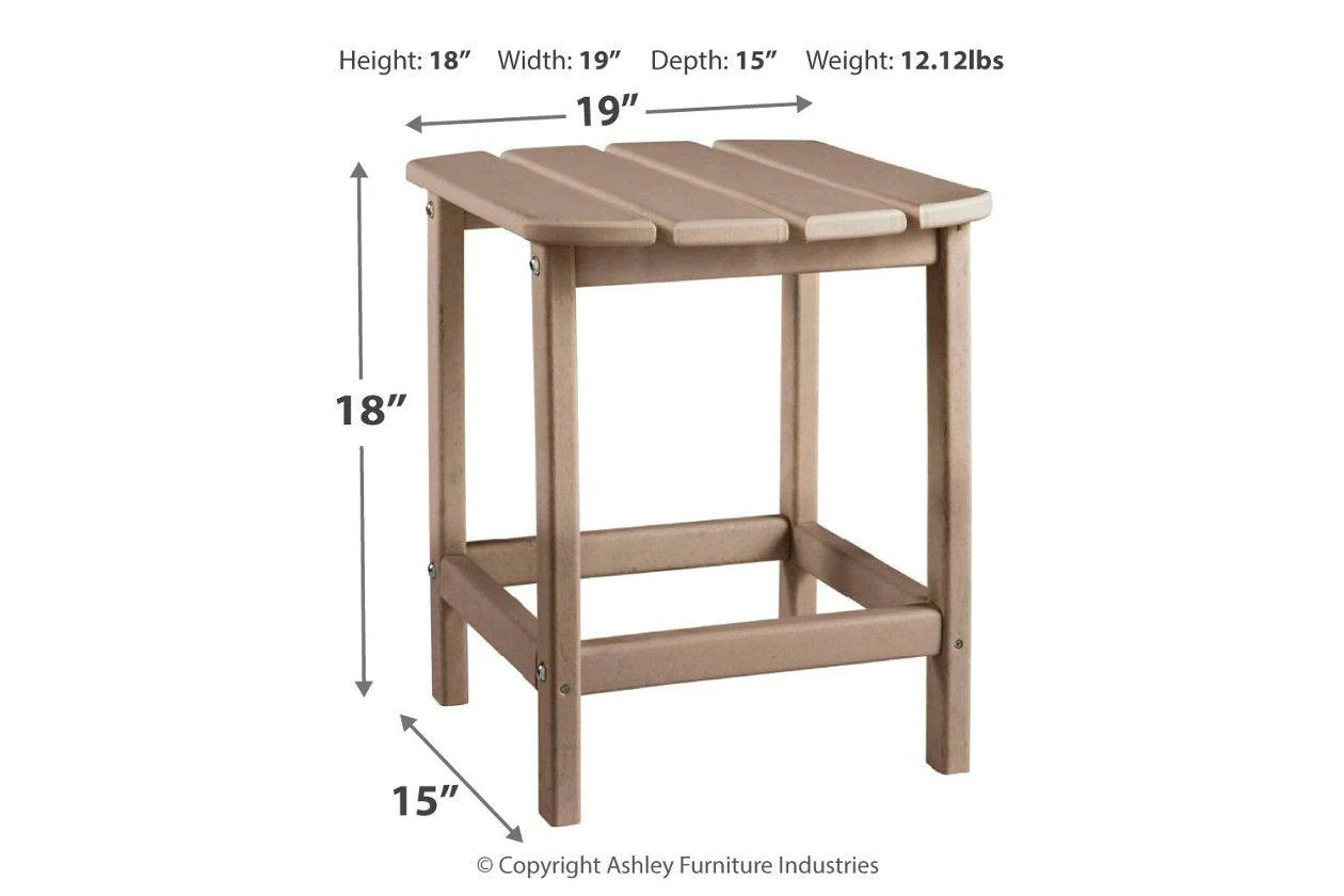 Sundown Treasure Grayish Brown End Table - Image 4