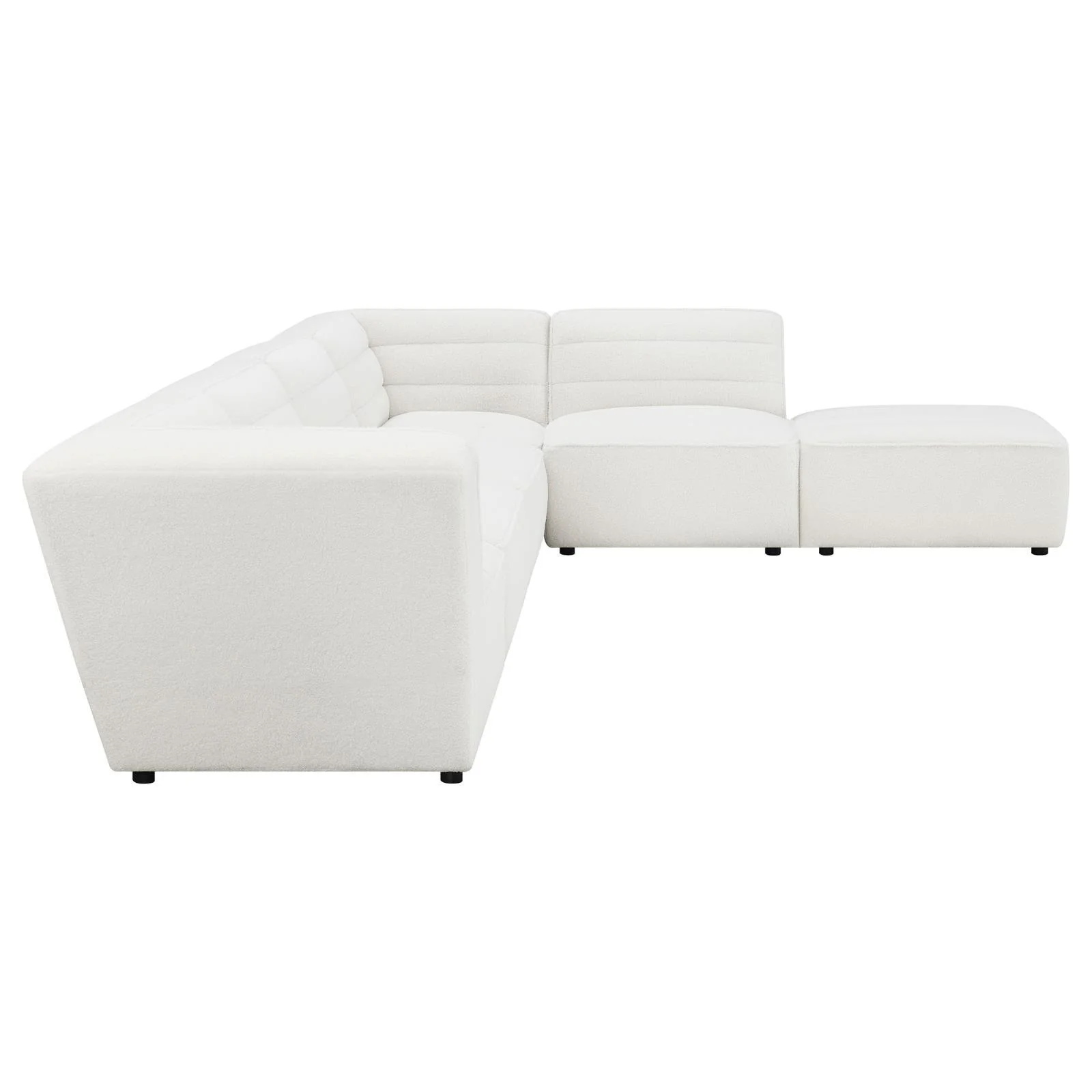 Sunny Natural Upholstered 6-Piece Sectional - Image 6