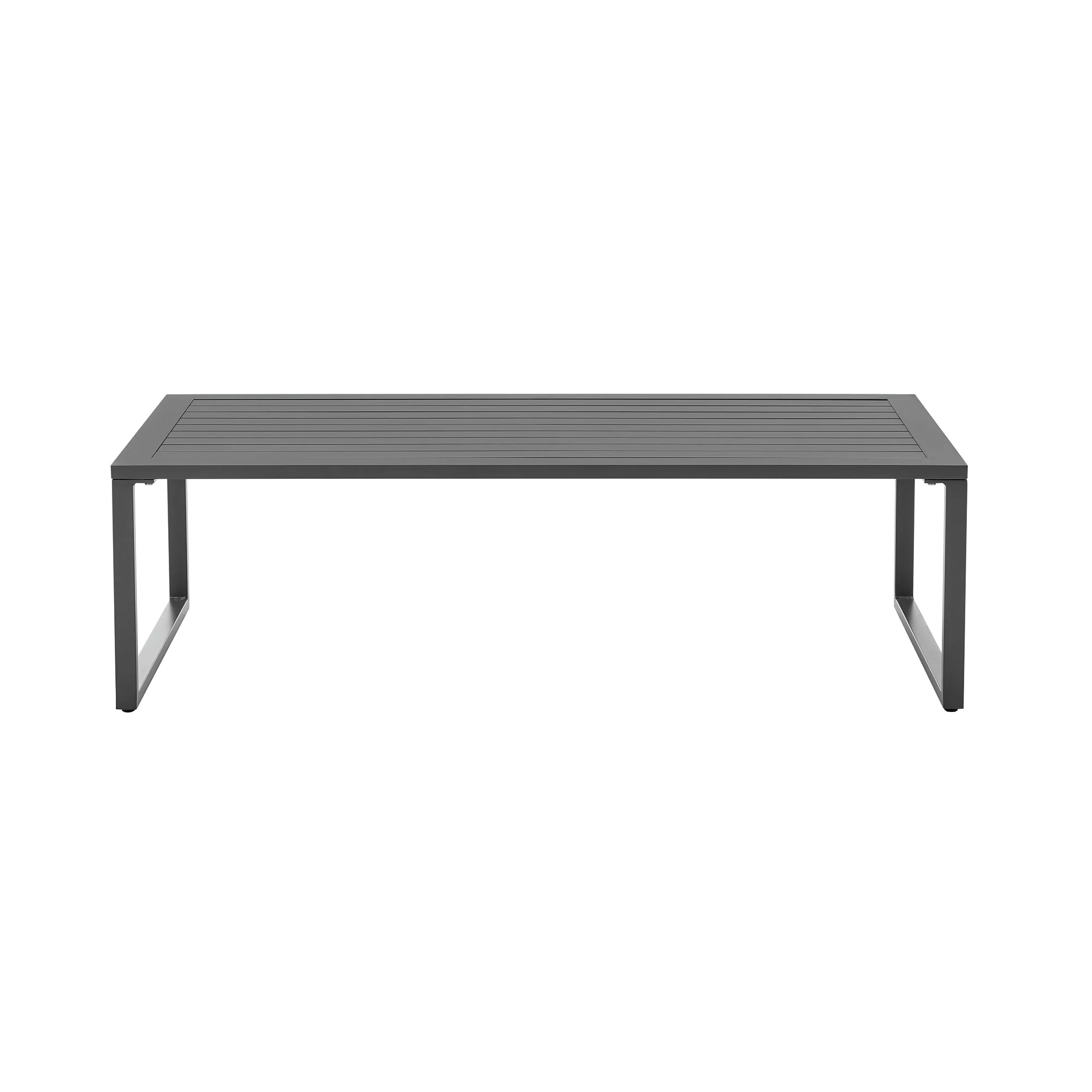 Sunnyside Corner Patio Conversation Set with Table in Grey on White - Image 12