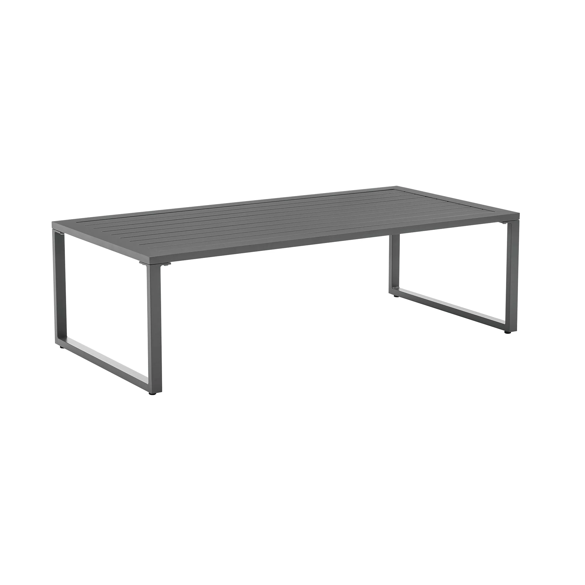 Sunnyside Corner Patio Conversation Set with Table in Grey on White - Image 13