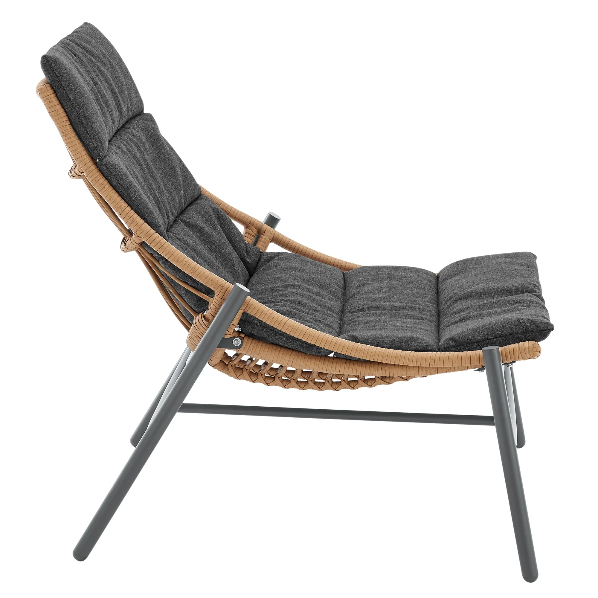 Sunset 3-Piece Patio Conversation Set in Grey - Image 11