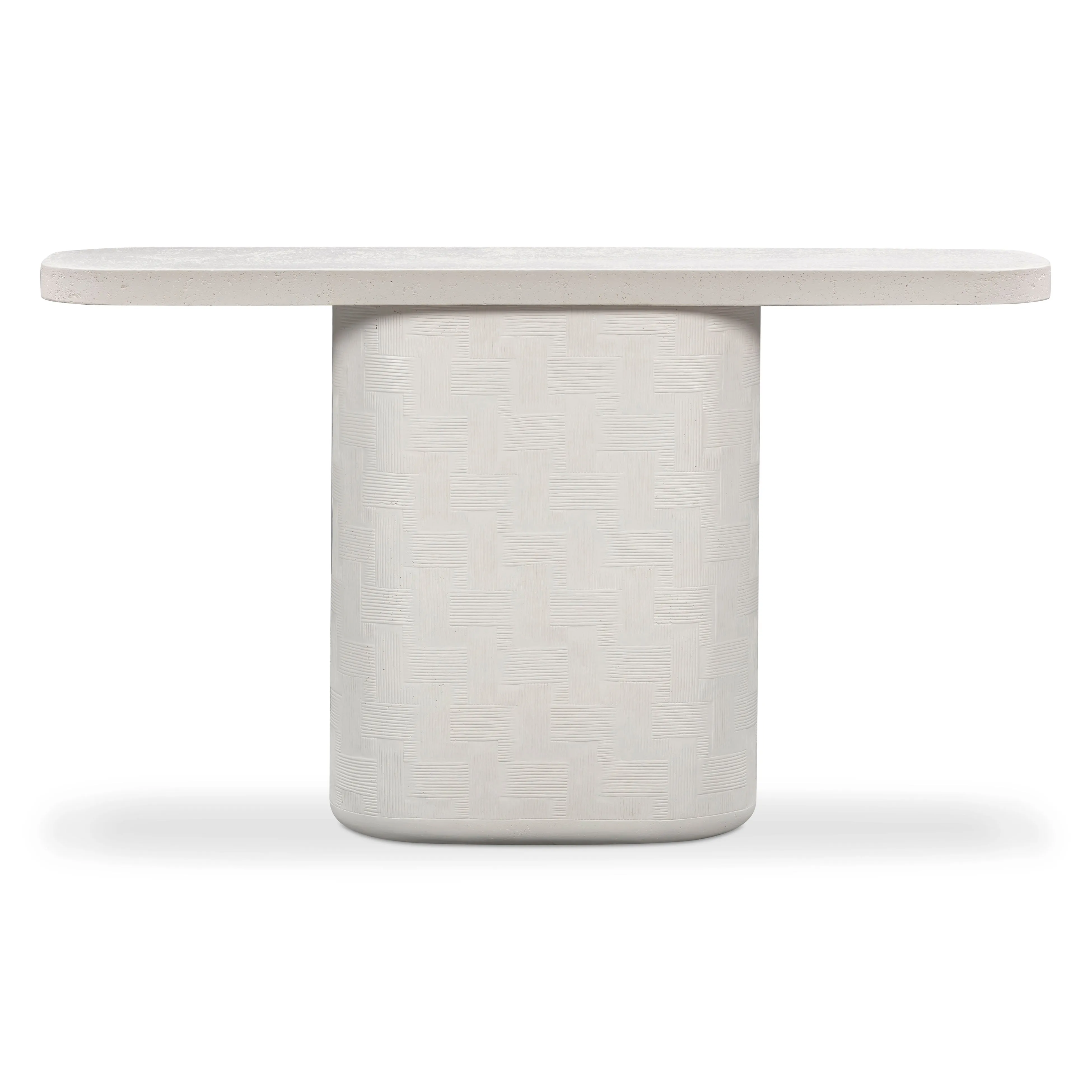 Suraya 55" Indoor/Outdoor Concrete Console Table