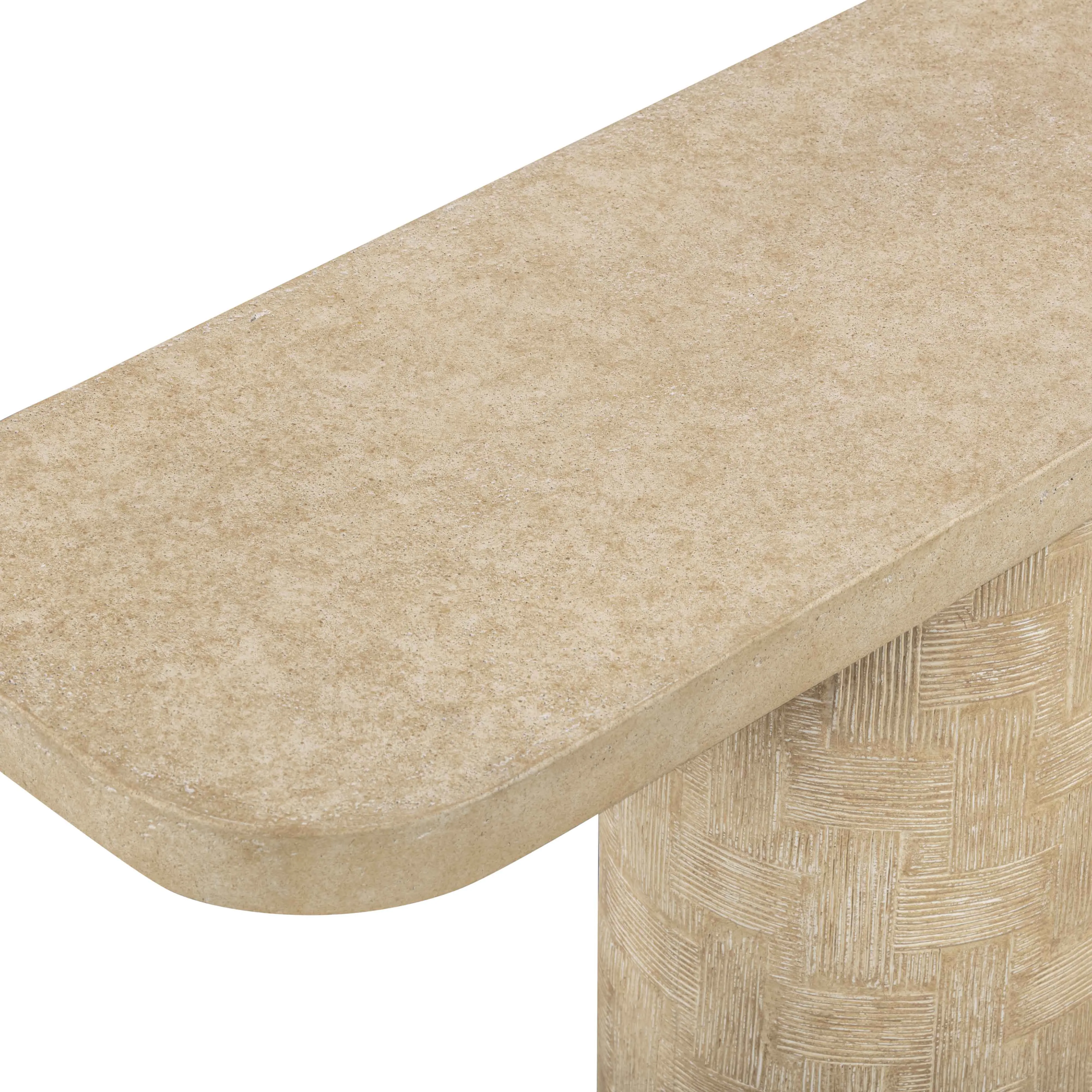 Suraya 55" Indoor/Outdoor Concrete Console Table - Image 14