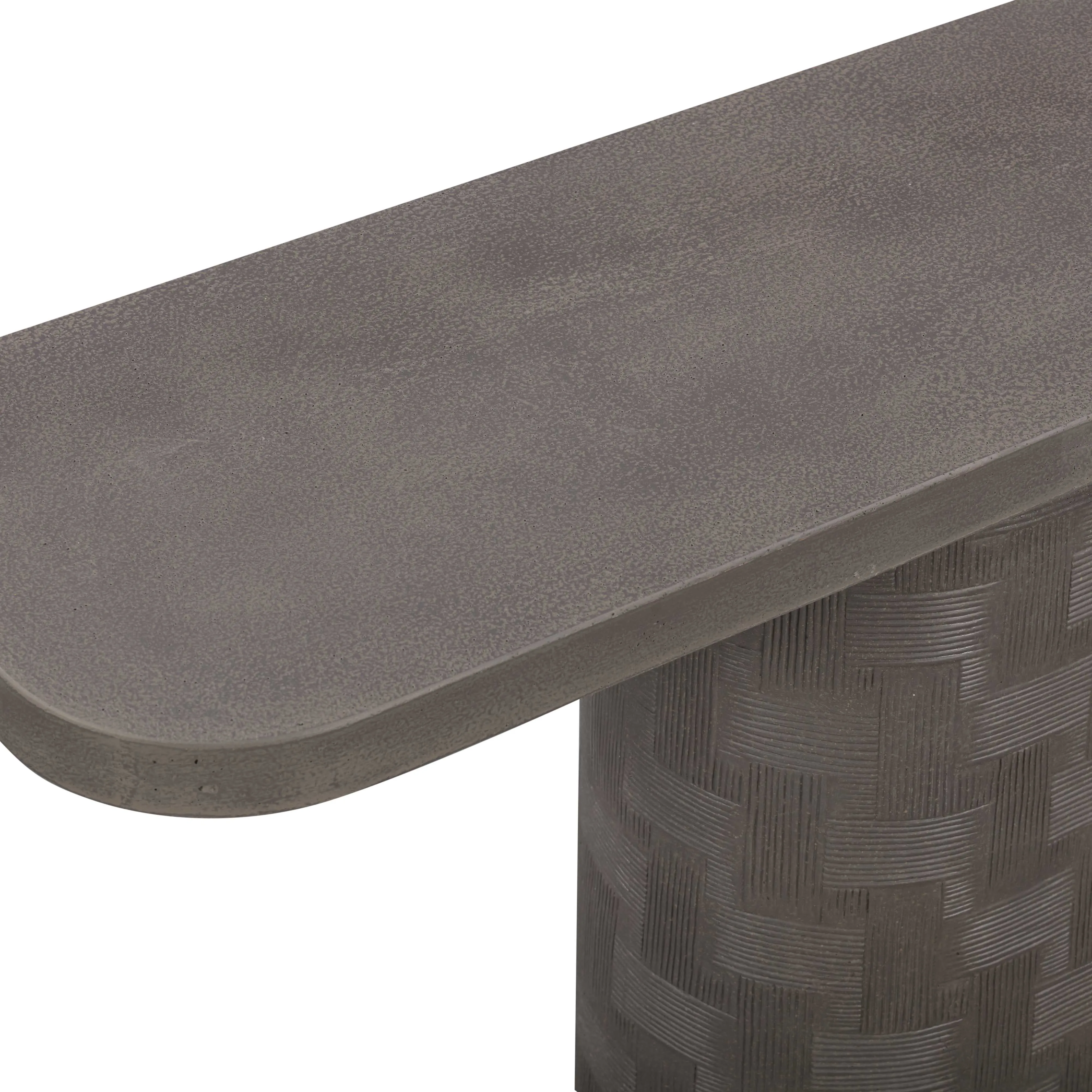 Suraya 55" Indoor/Outdoor Concrete Console Table - Image 22