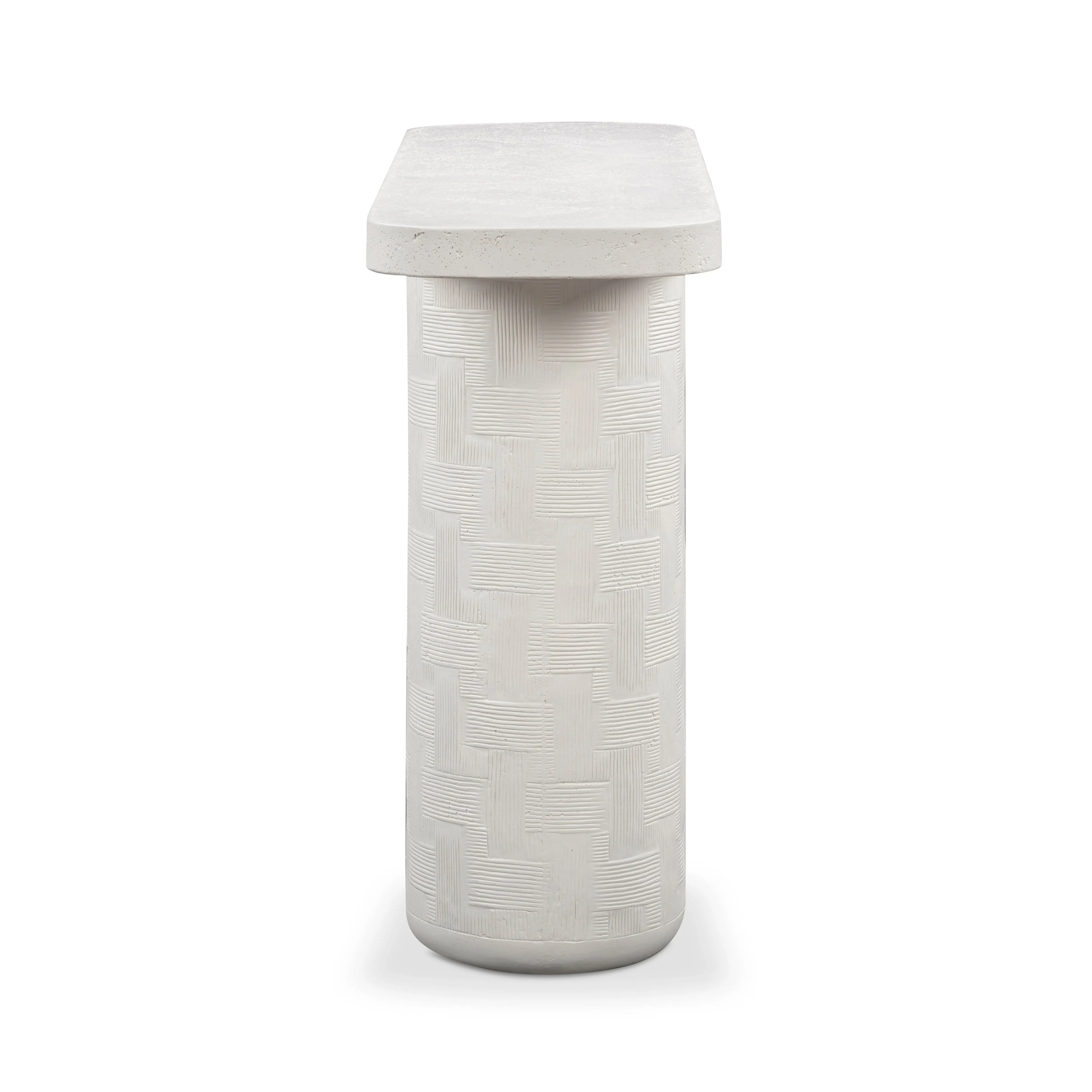 Suraya 55" Indoor/Outdoor Concrete Console Table - Image 3