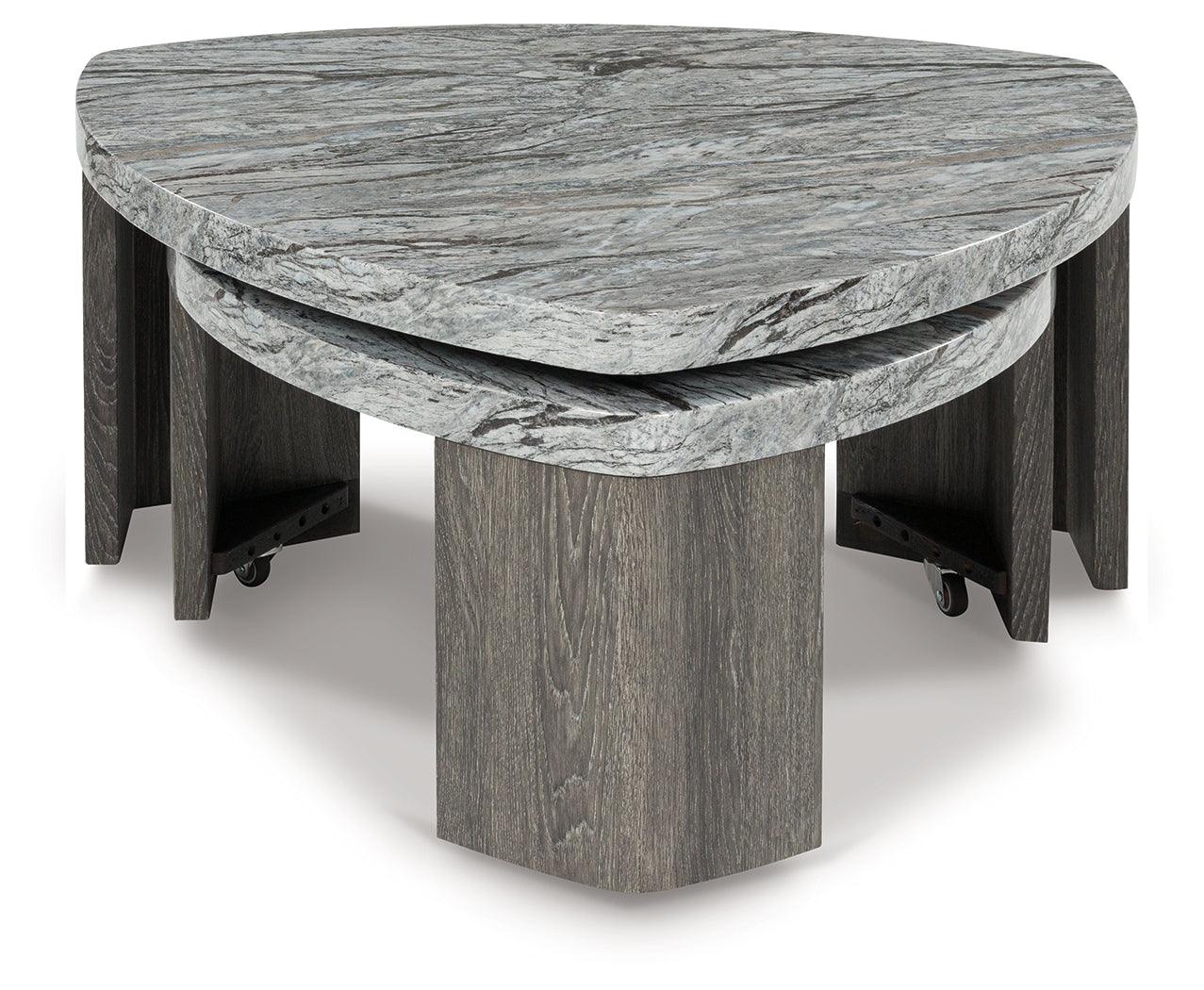 Surmour Gray/Brown Stacked Coffee Table - Image 4