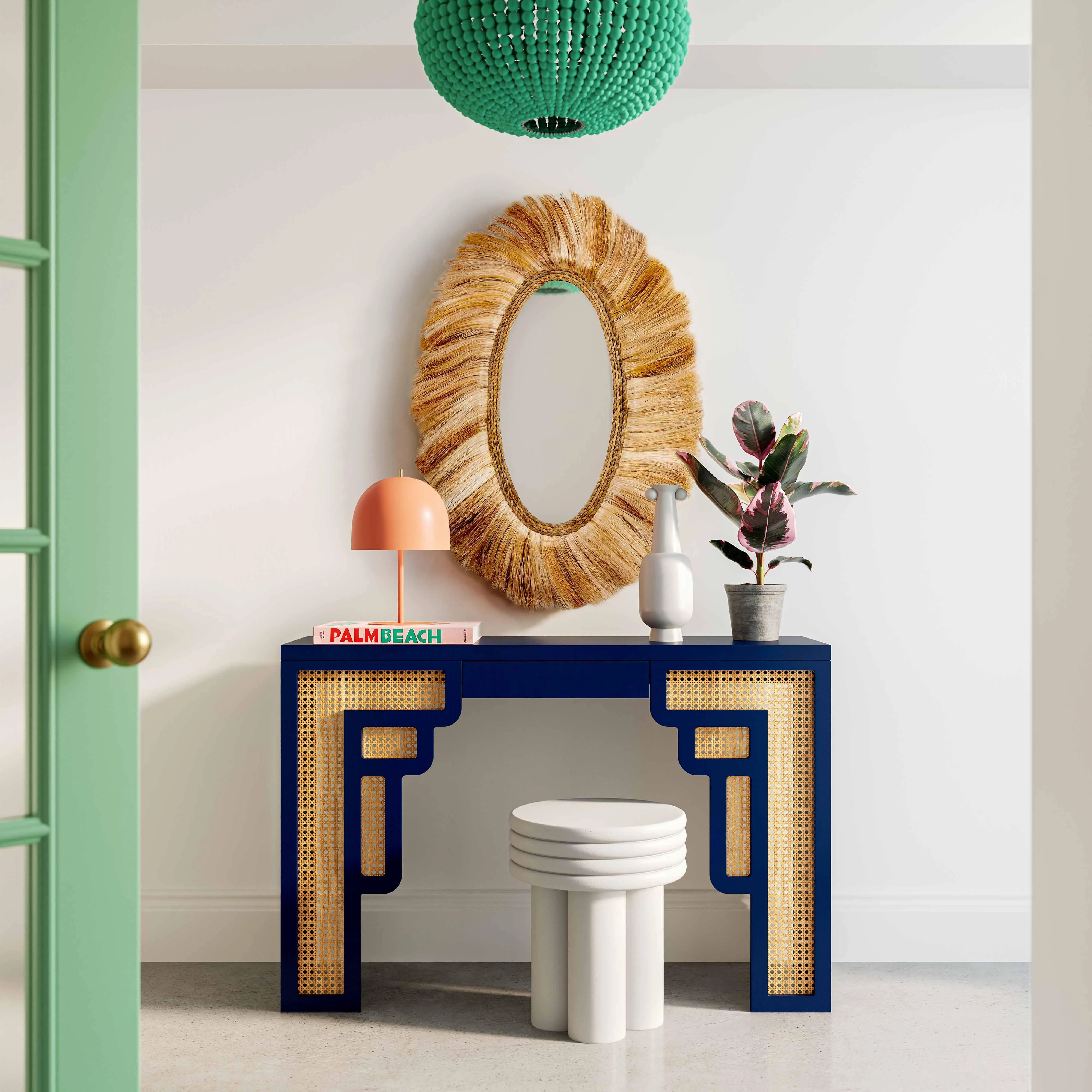 Suzie Rattan Console Table - Image 14