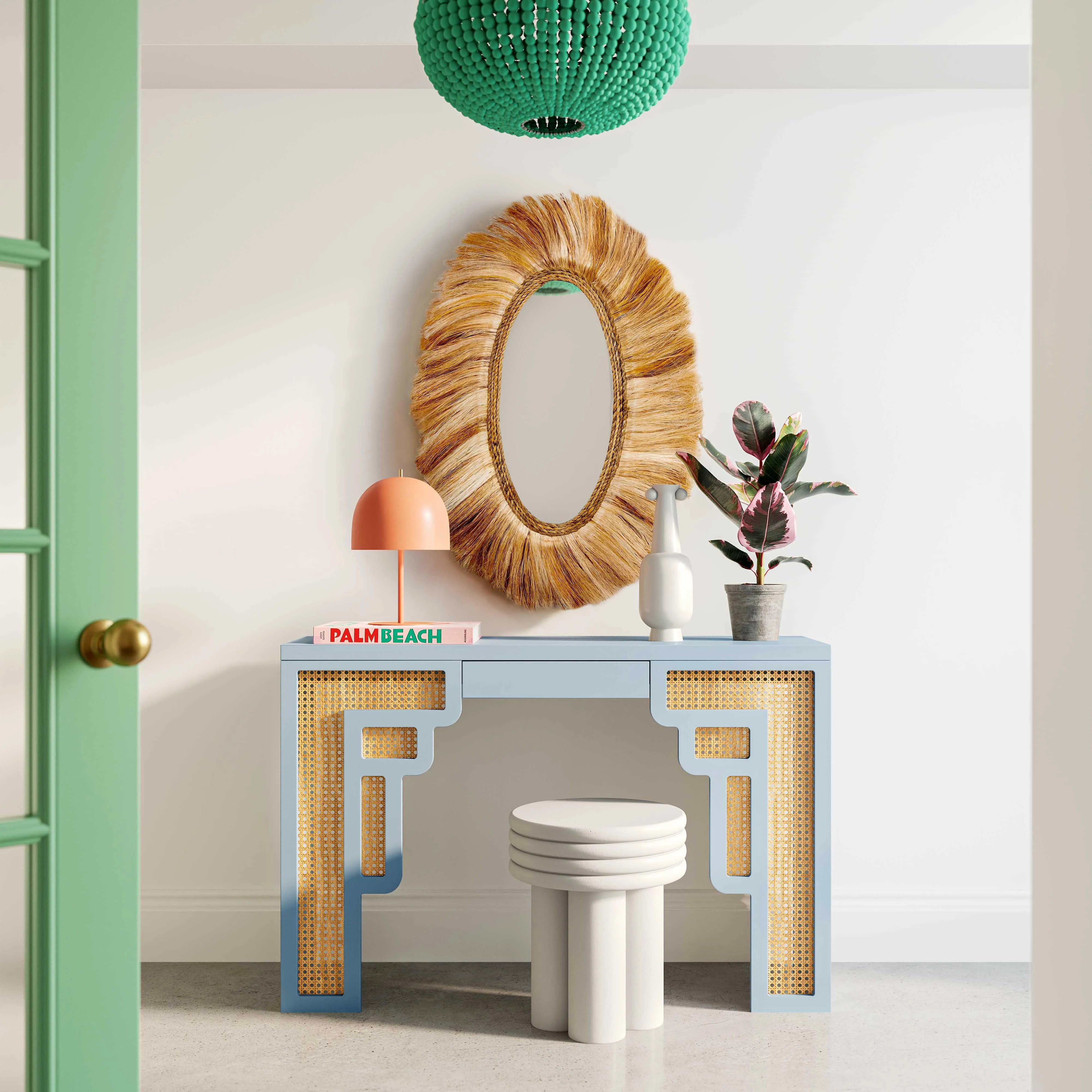 Suzie Rattan Console Table - Image 20