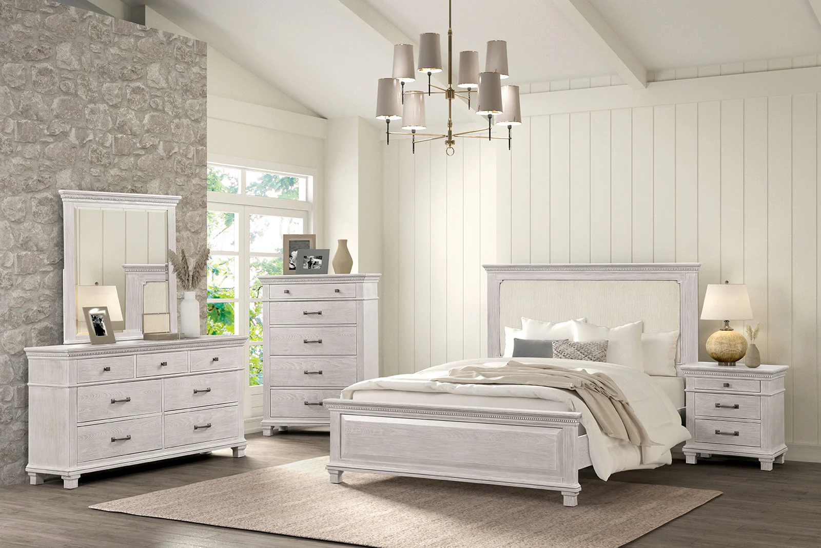 Swanley Weathered Gray Queen Bed - Image 10