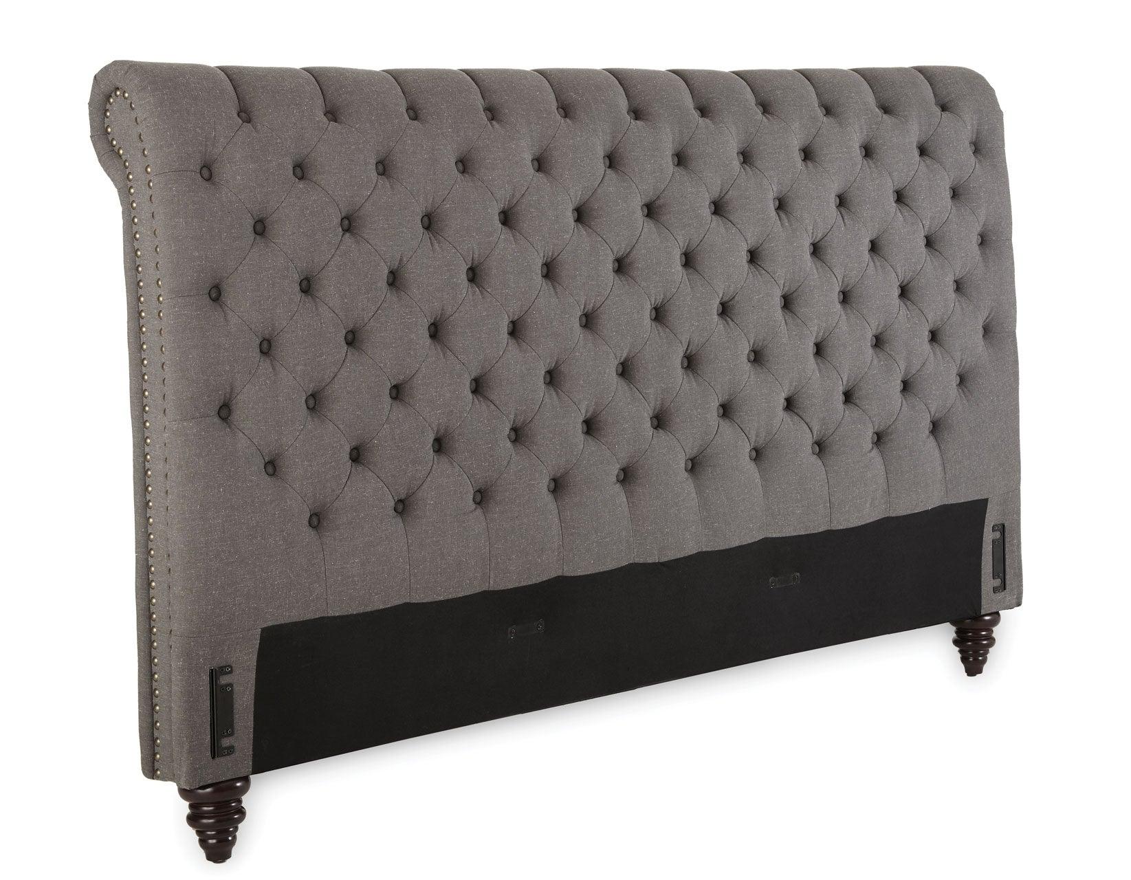 Swanson King Bed, Gray - Image 8