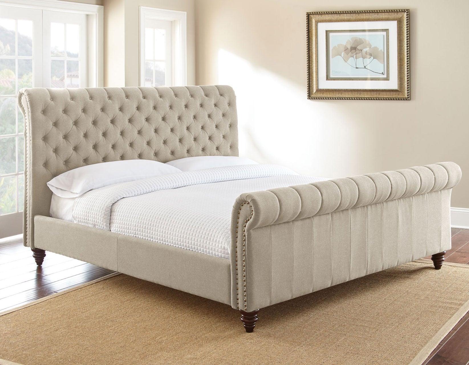 Swanson King Bed, Sand - Image 6