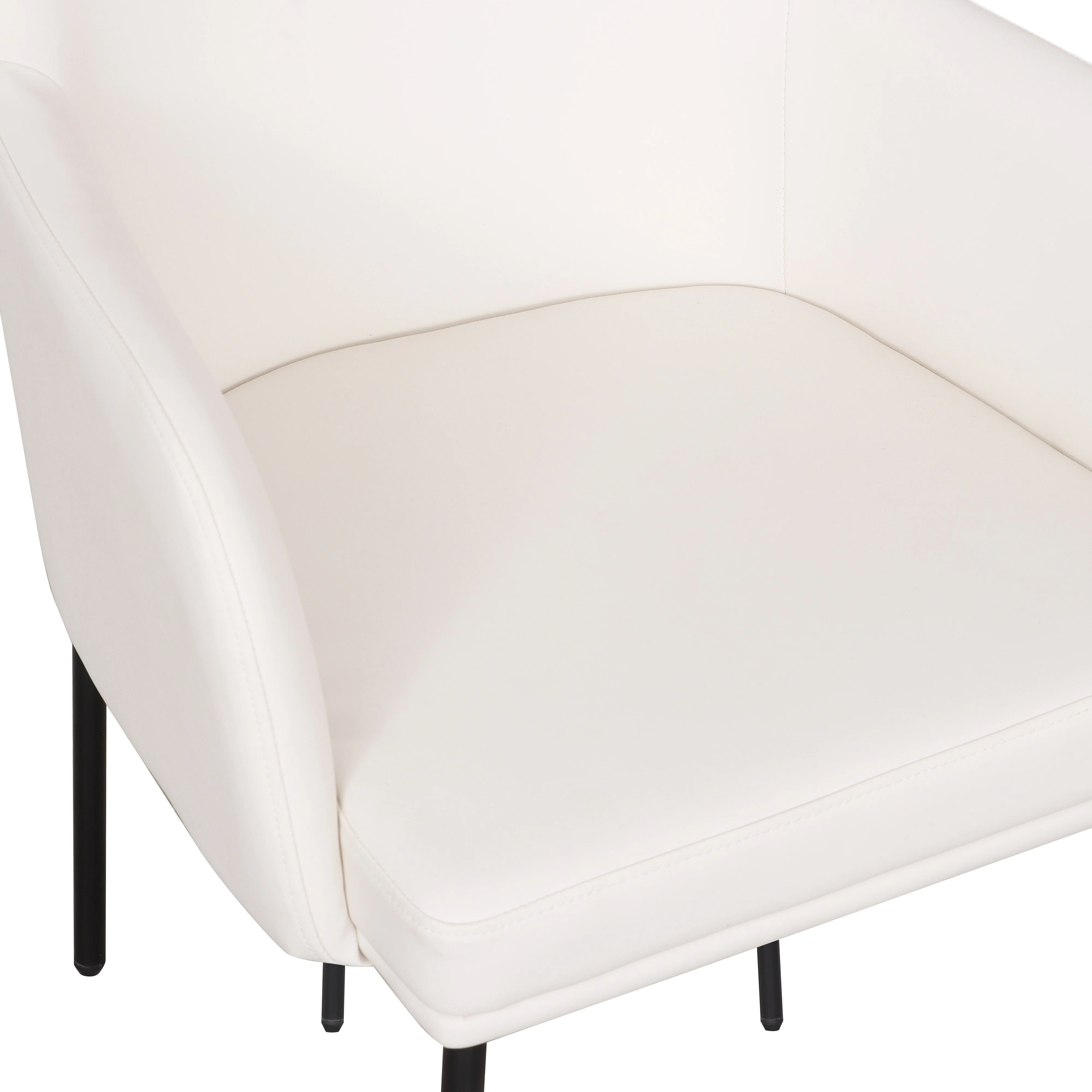 Sydney Performance Vegan Leather Armchair - Set of 2 - Image 11