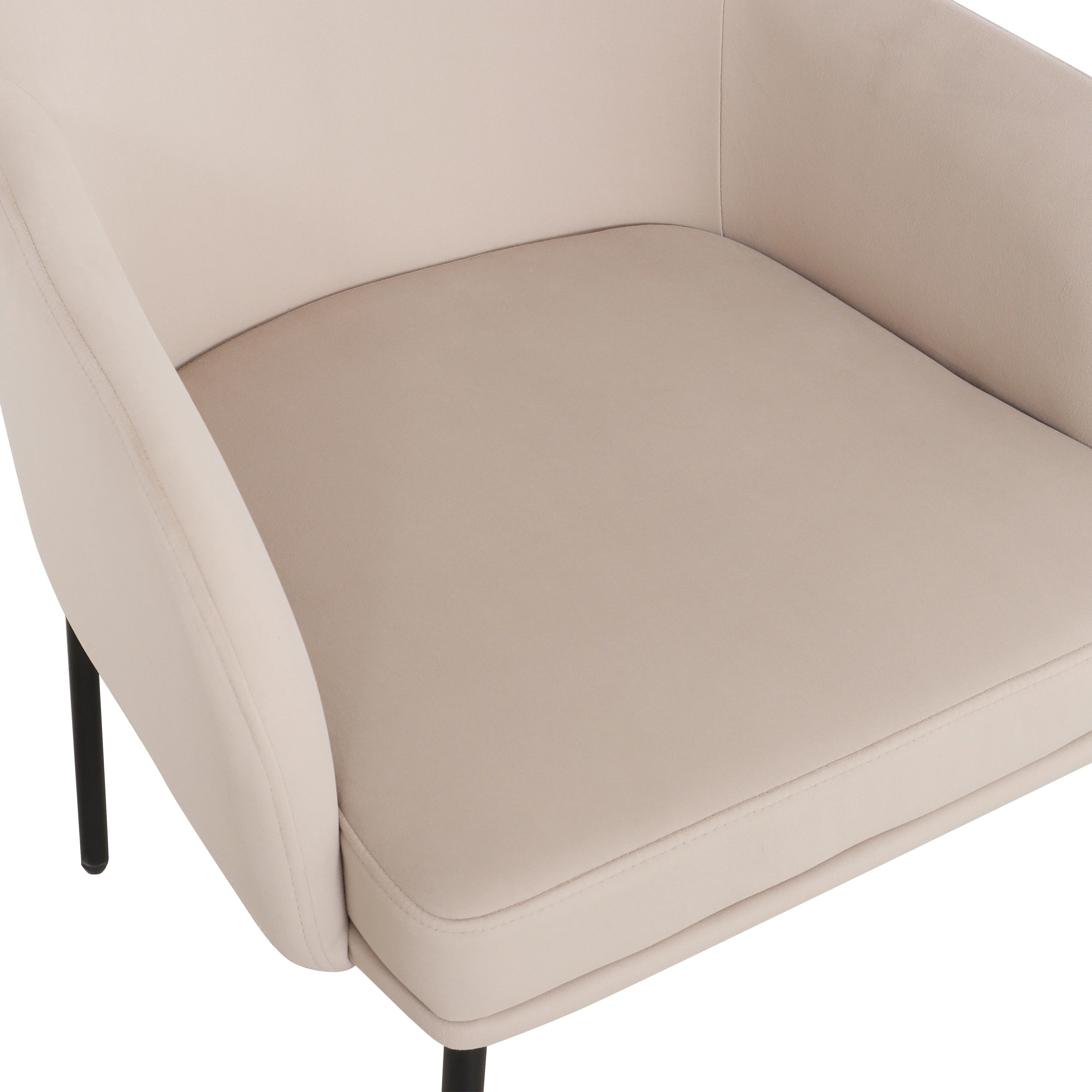 Sydney Performance Velvet Armchair - Set of 2 - Image 11