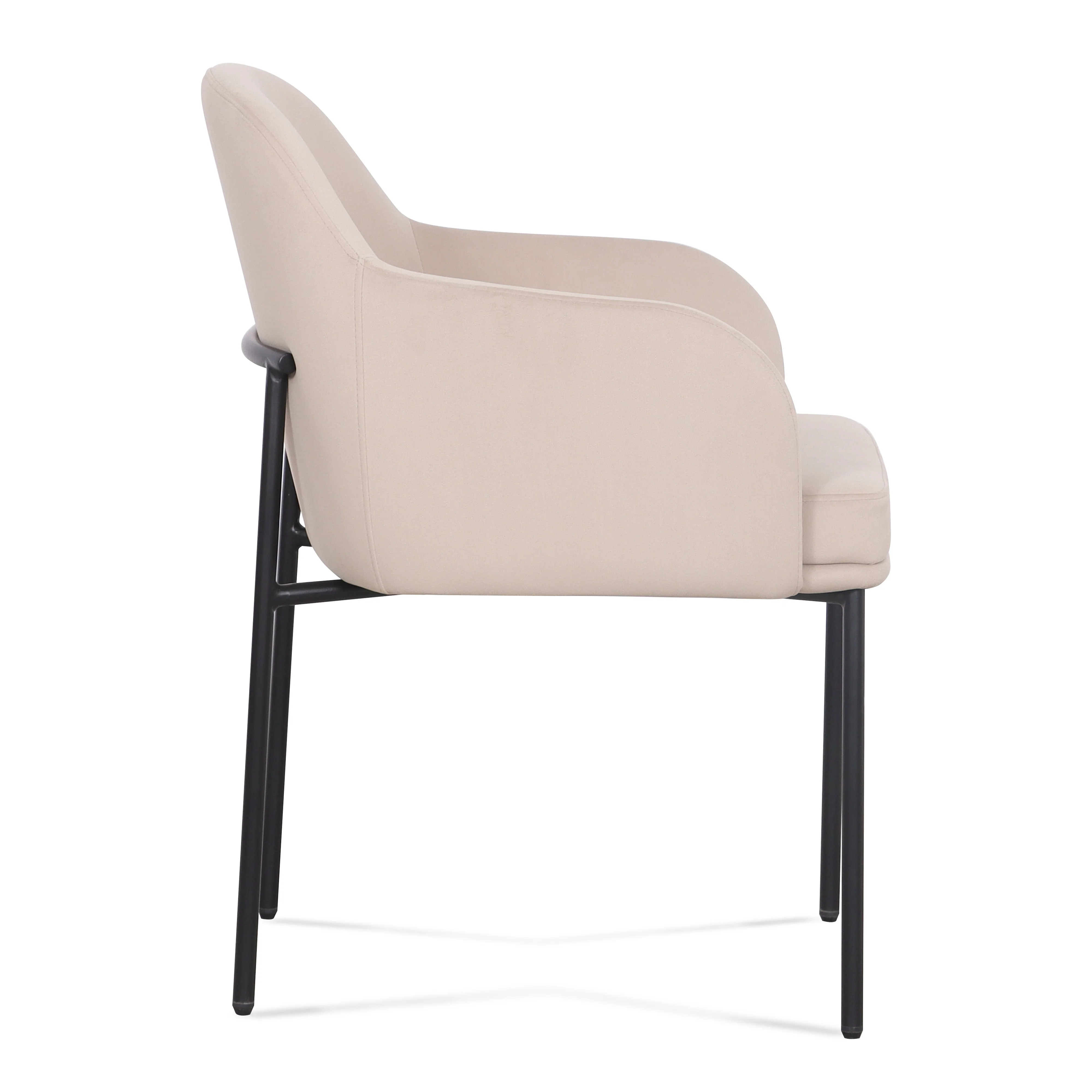 Sydney Performance Velvet Armchair - Set of 2 - Image 12