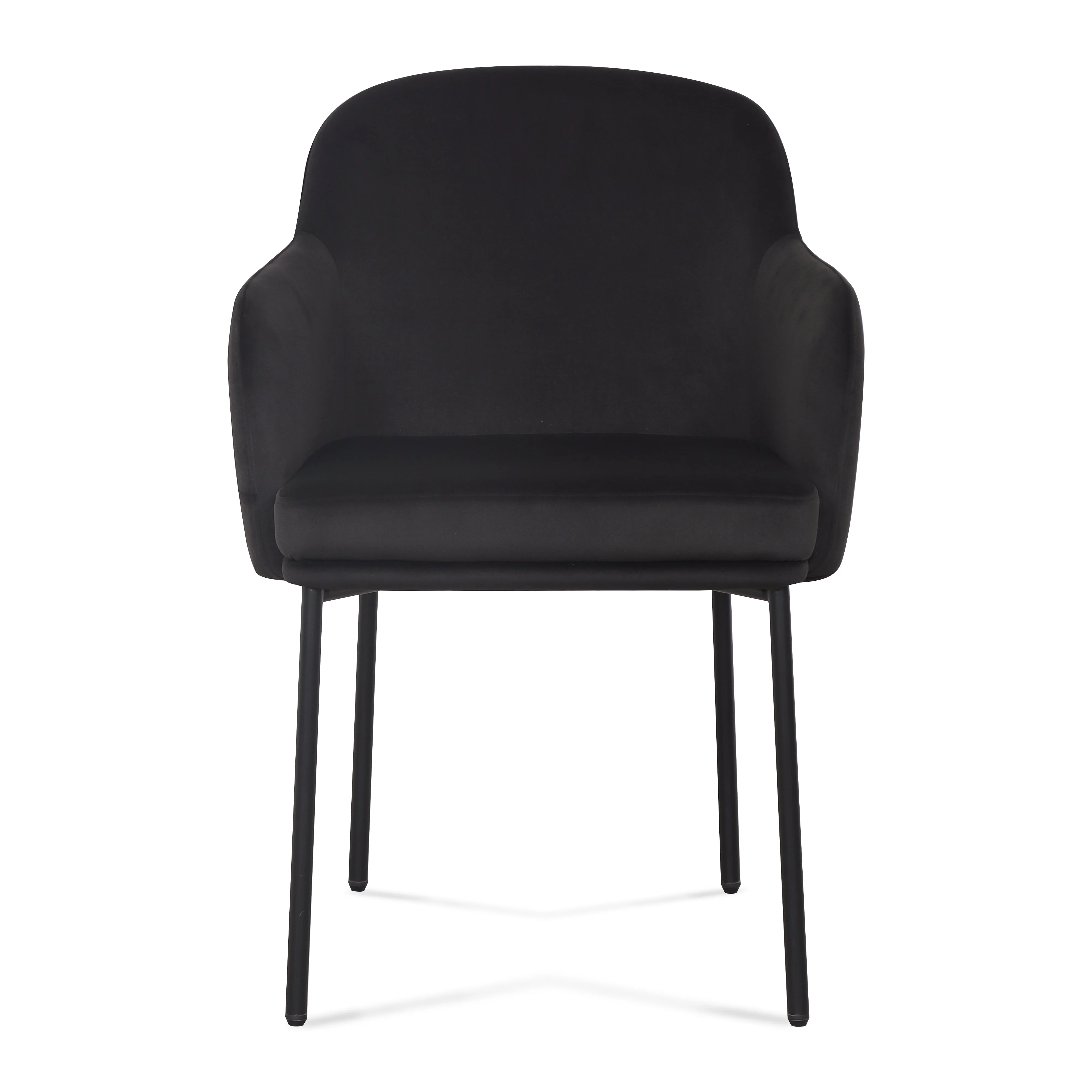 Sydney Performance Velvet Armchair - Set of 2 - Image 2