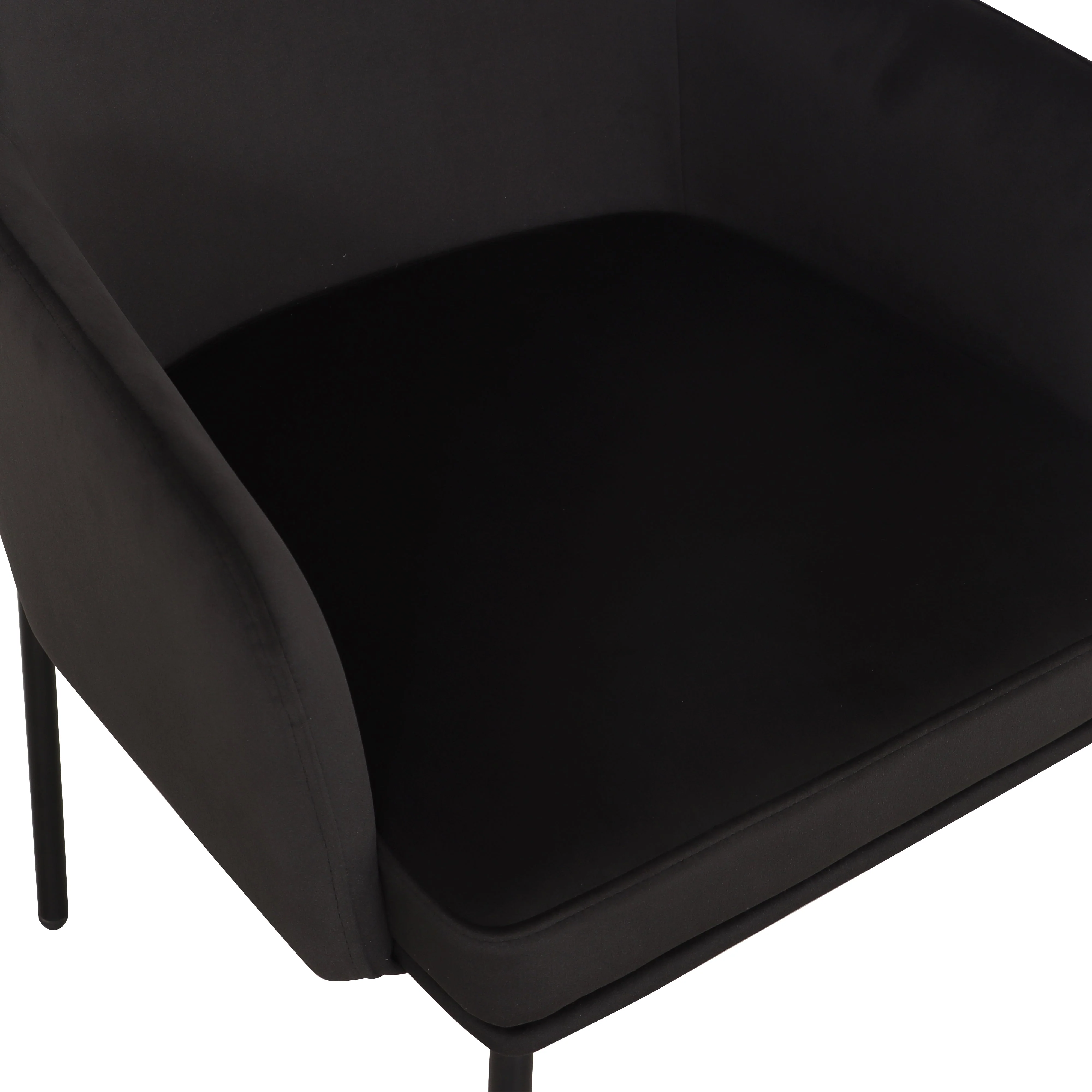 Sydney Performance Velvet Armchair - Set of 2 - Image 4