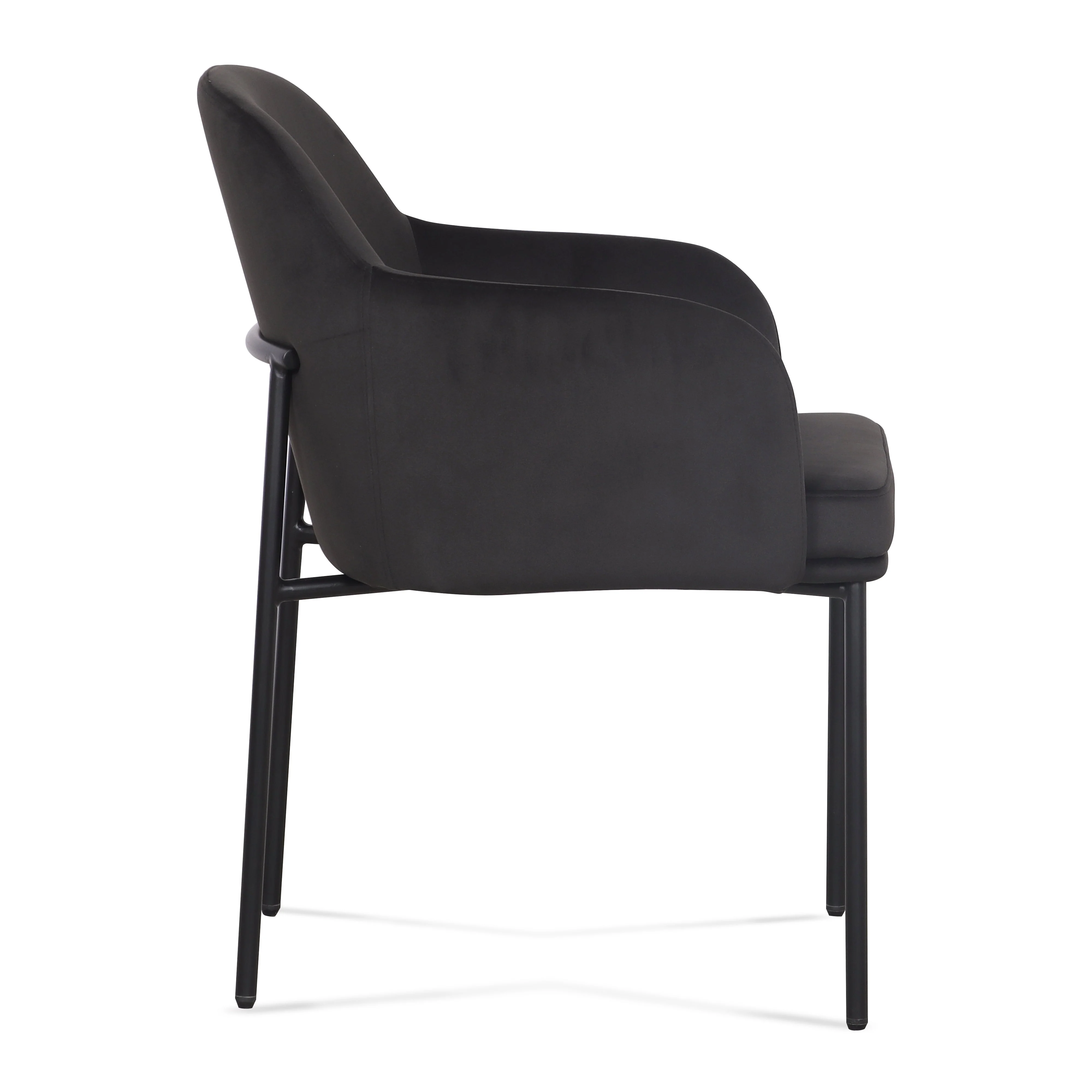 Sydney Performance Velvet Armchair - Set of 2 - Image 5