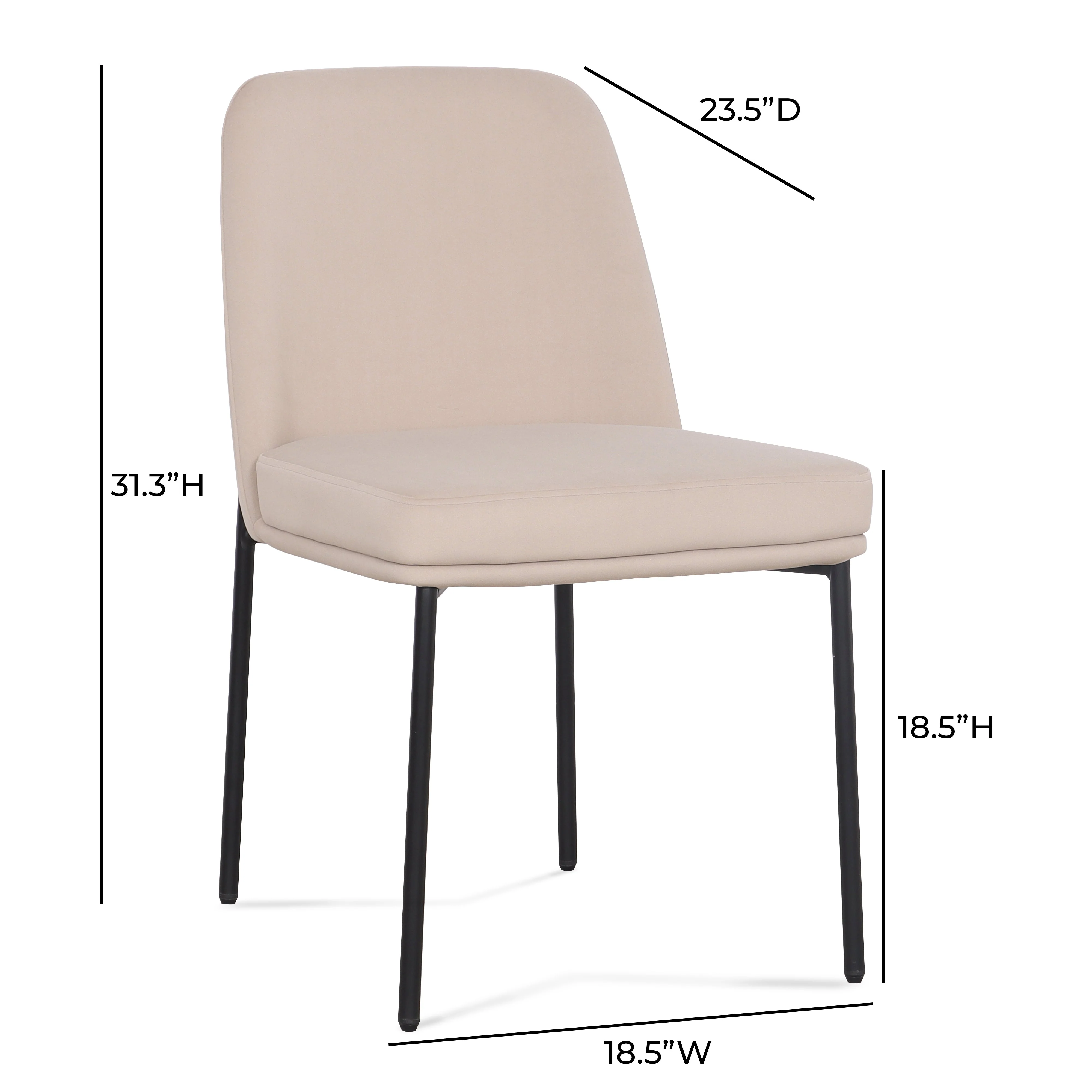 Sydney Performance Velvet Dining Chair - Set of 2 - Image 14