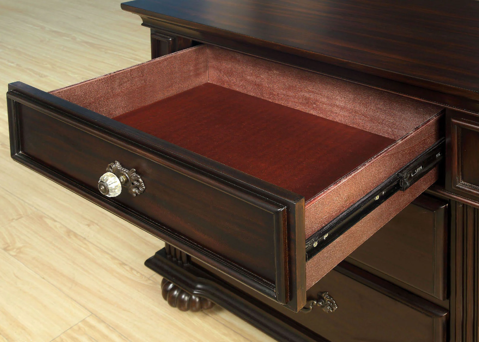 Syracuse Dark Walnut 5-Piece Queen Bedroom Set - Image 8