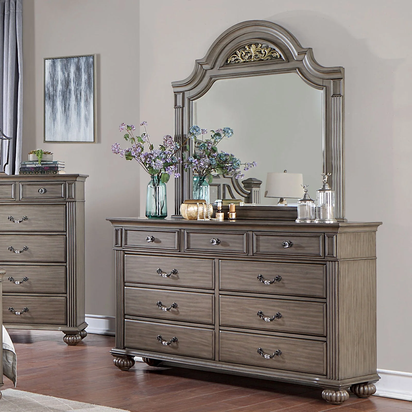 Syracuse Gray Mirror - Image 2