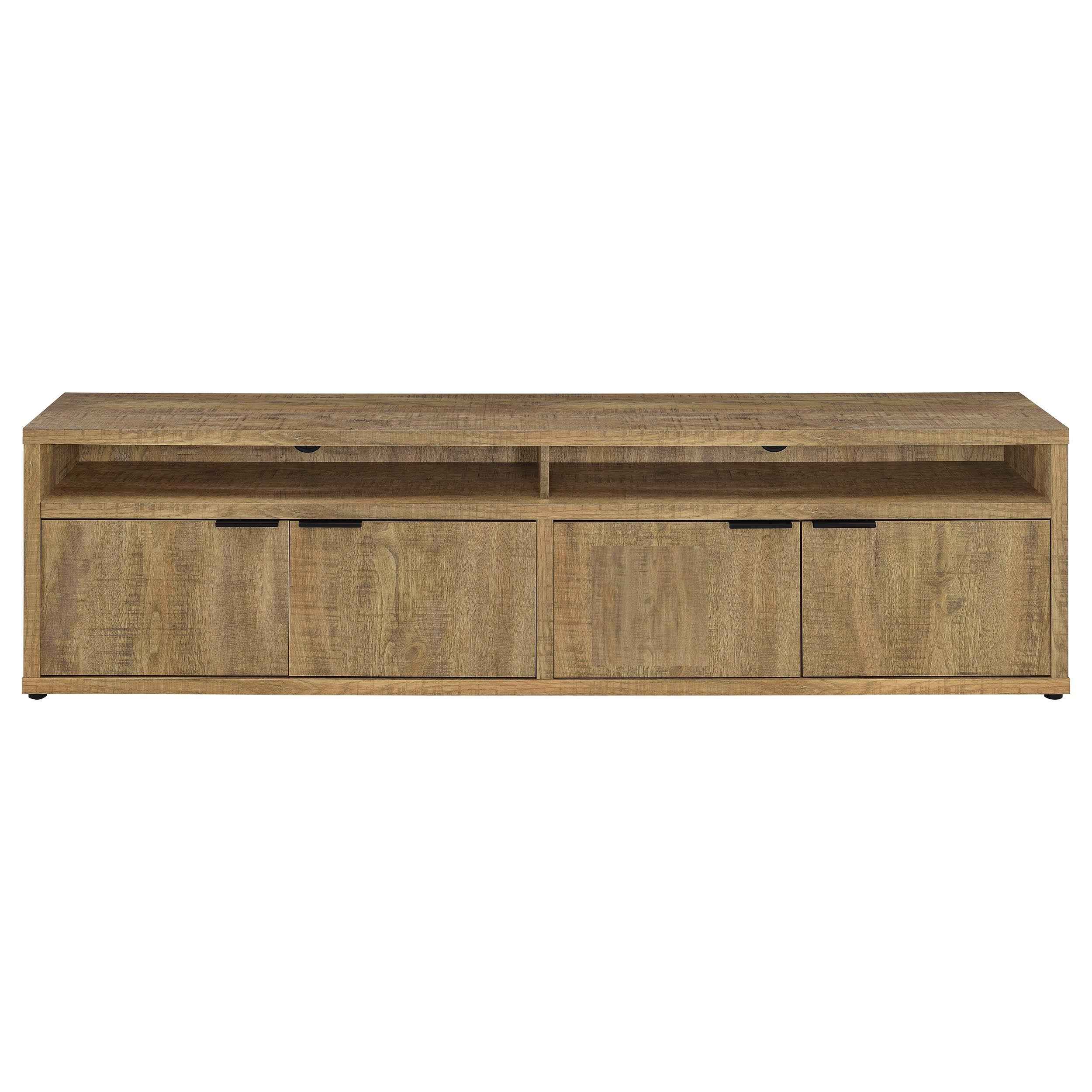 Tabby Mango 79-inch 4-door Engineered Wood TV Stand Media Console - Image 4