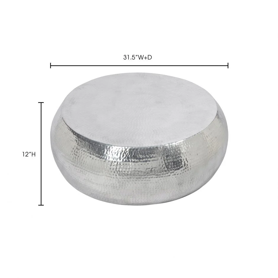 Tabla Coffee Table - Silver - Image 2