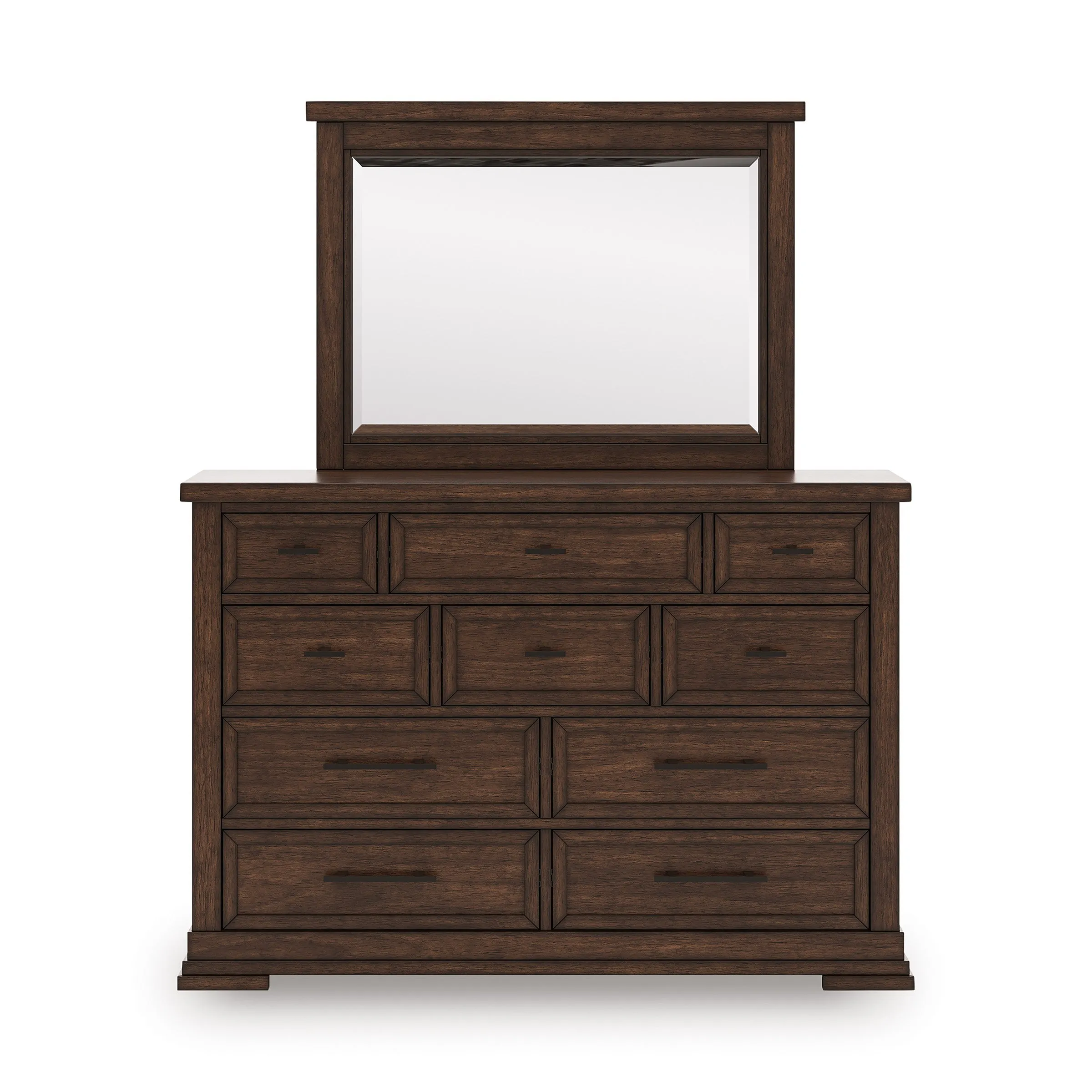 Taffenbrook Medium Brown Bedroom Mirror - Image 4