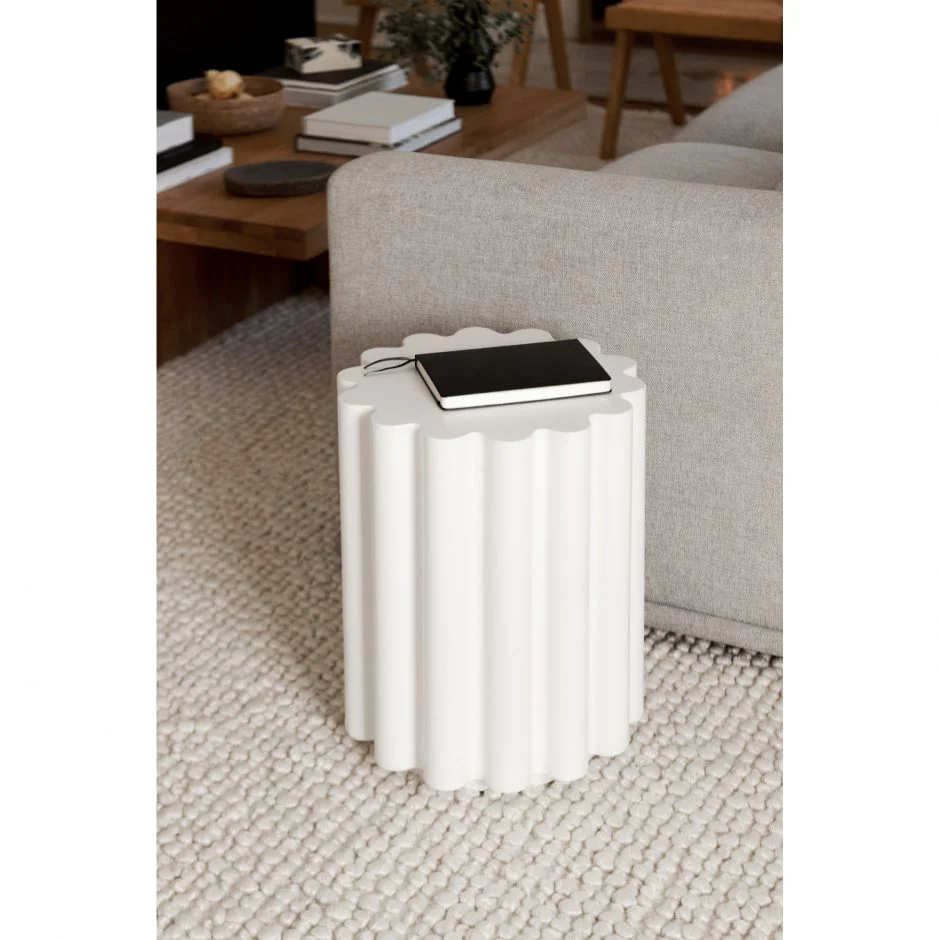 Taffy Accent Table White - Image 4