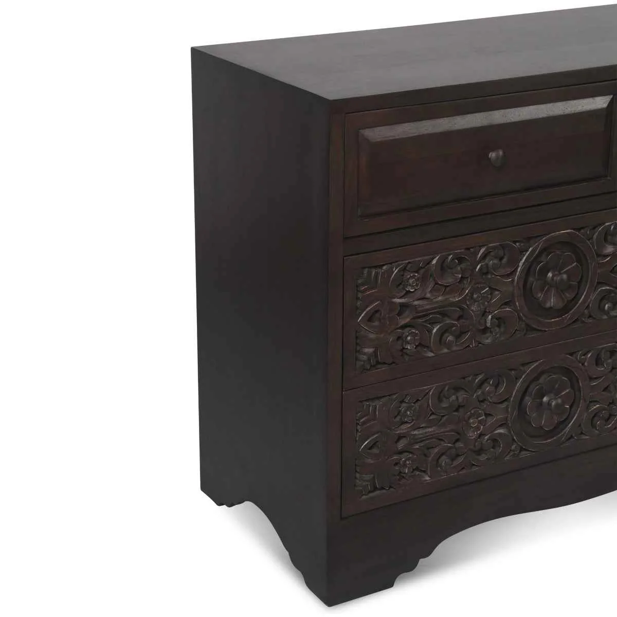 Taj 71" Dresser with Plinth Base in Vintage Brown - Image 5