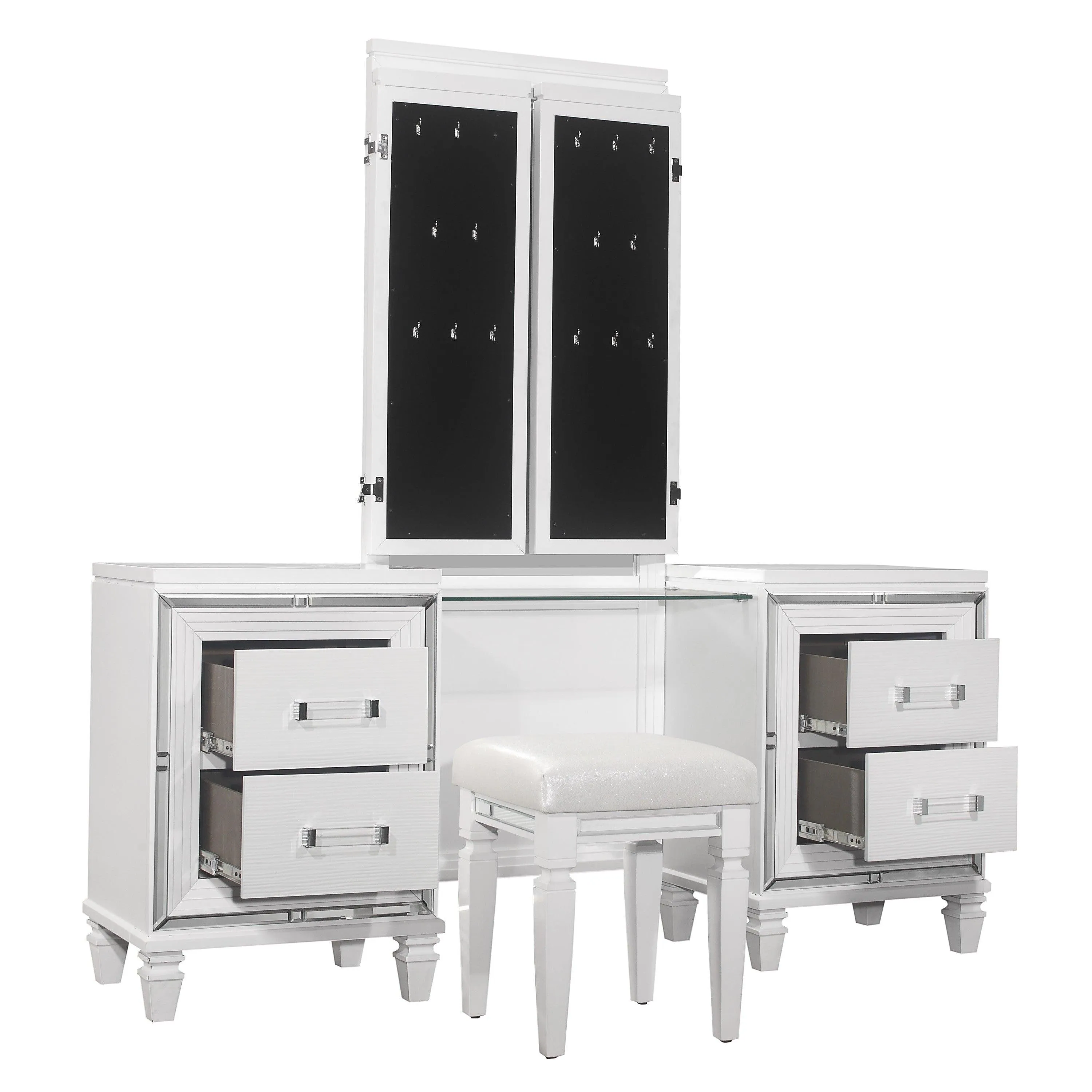 Tamsin White Vanity Set - Image 5