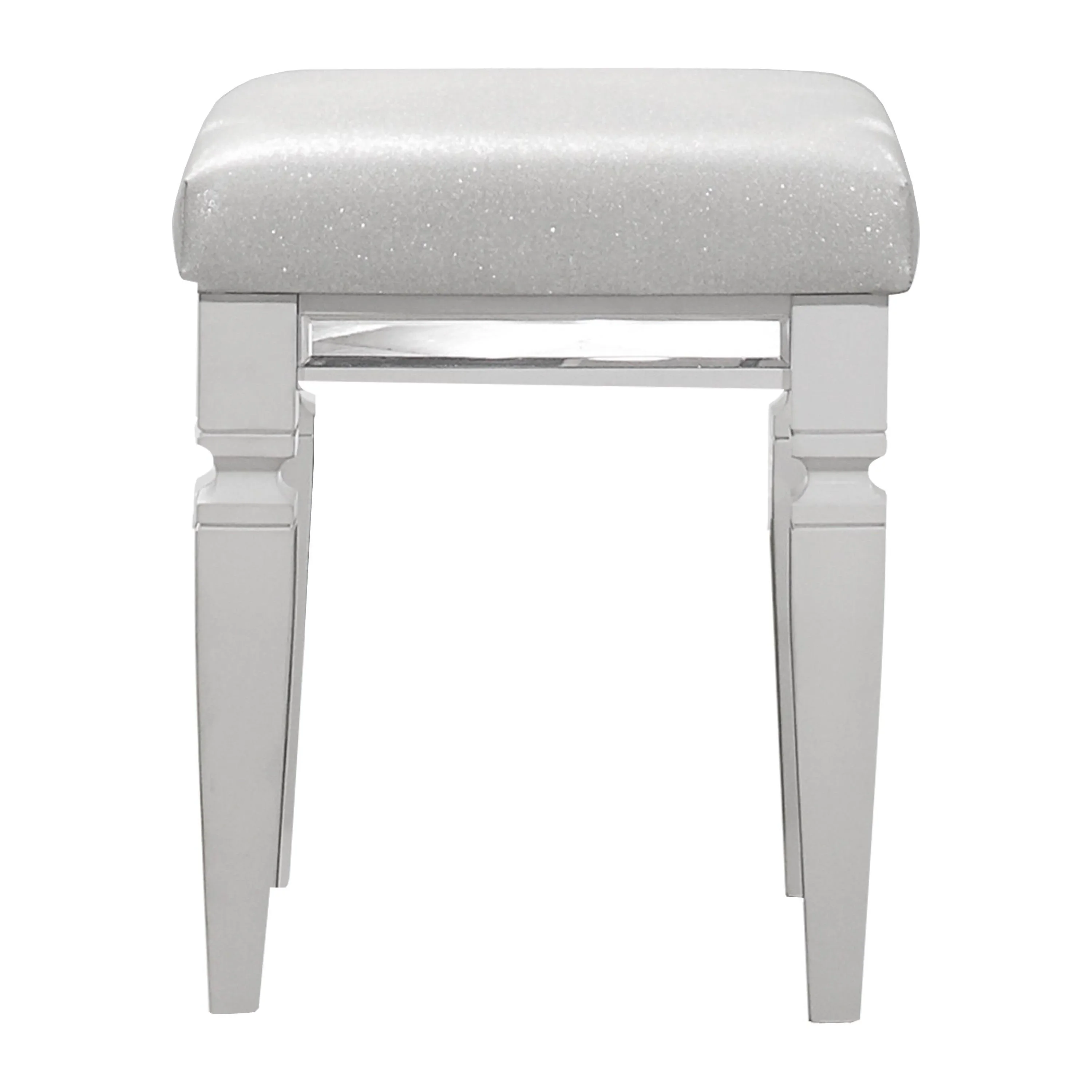 Tamsin White Vanity Stool - Image 3
