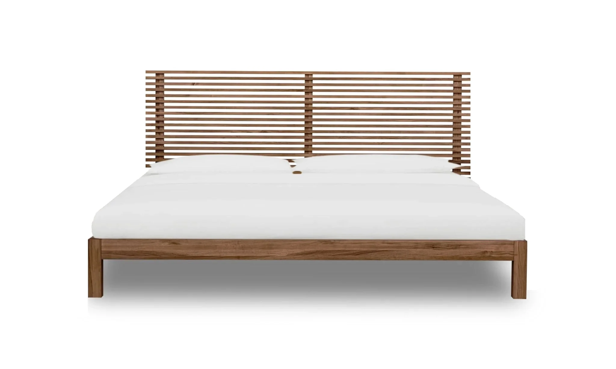 Tanner Eastern King Solid Ash Platform Bed in Roux - Image 2