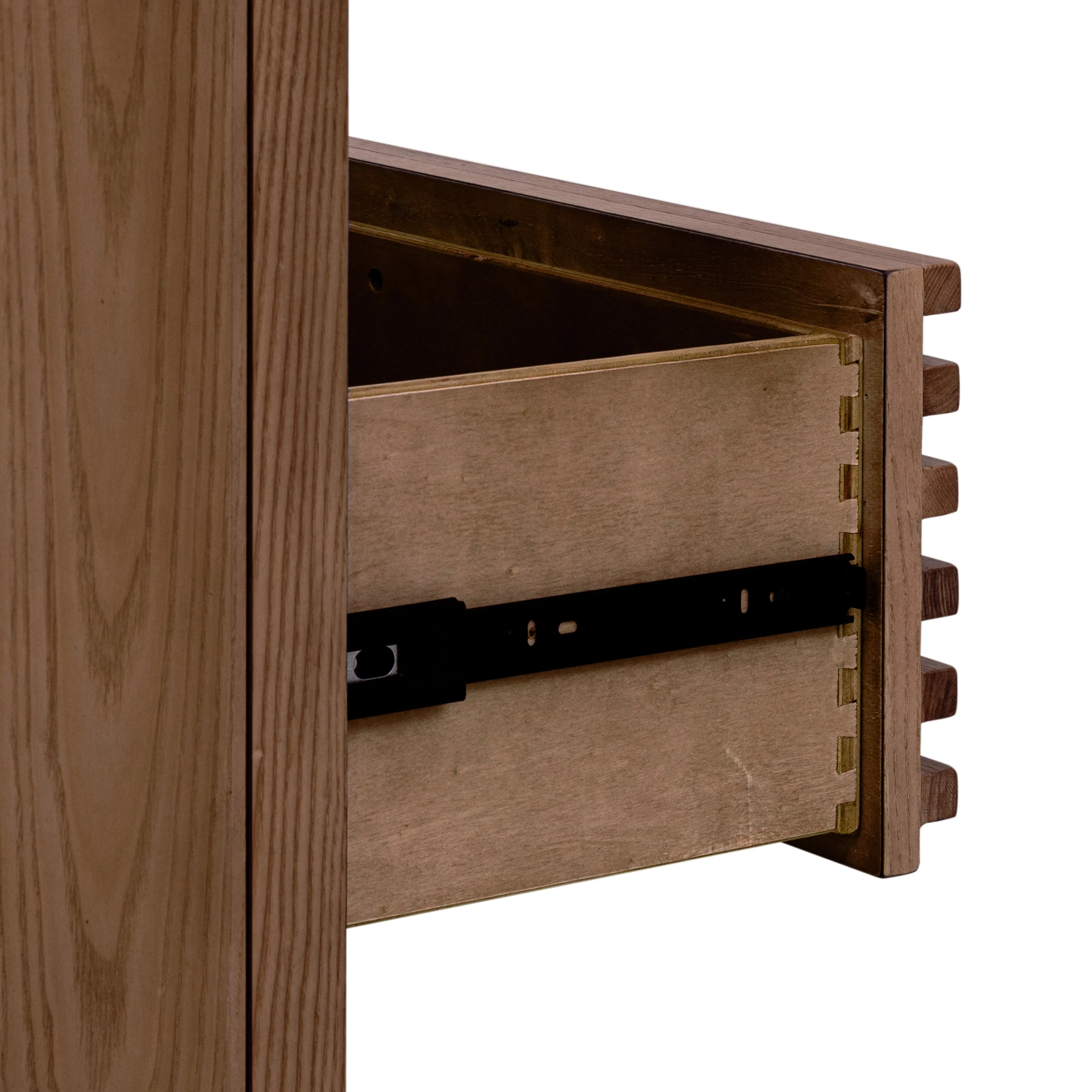 Tanner Six Drawer Ash Wood Dresser in Roux - Image 5